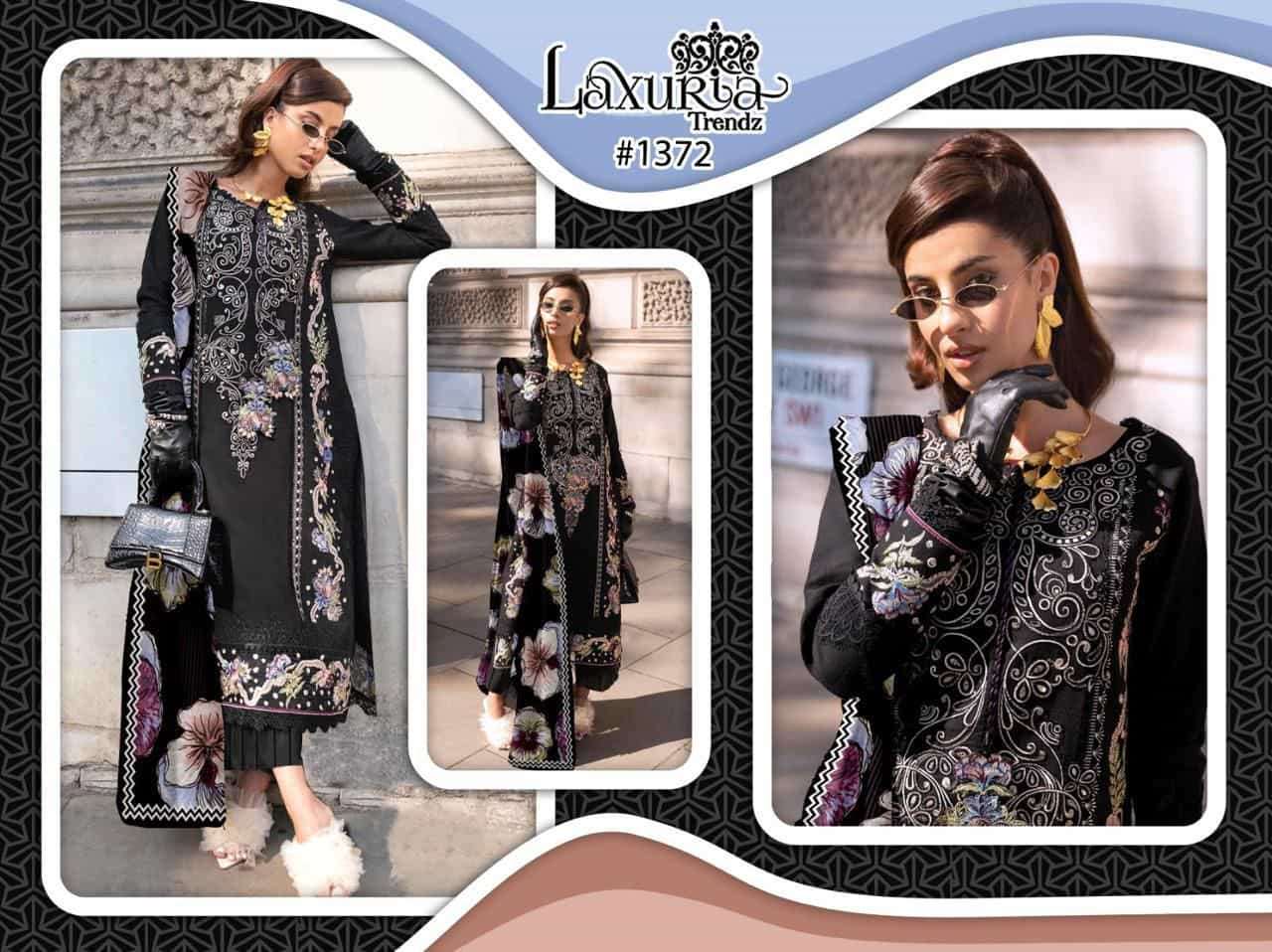 Laxuria Trends 1372 latest Embroidered Designer Georgette Readymade Collection