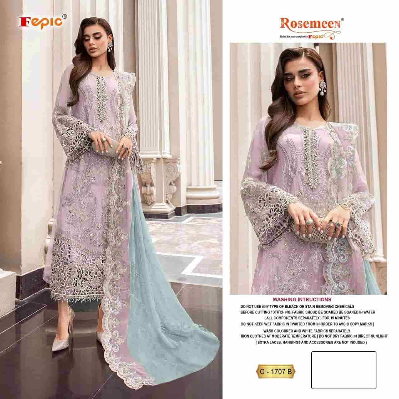 Fepic C 1707 Colors Pakistani Festive Wear Style Designer Salwar Suit Wholesalers