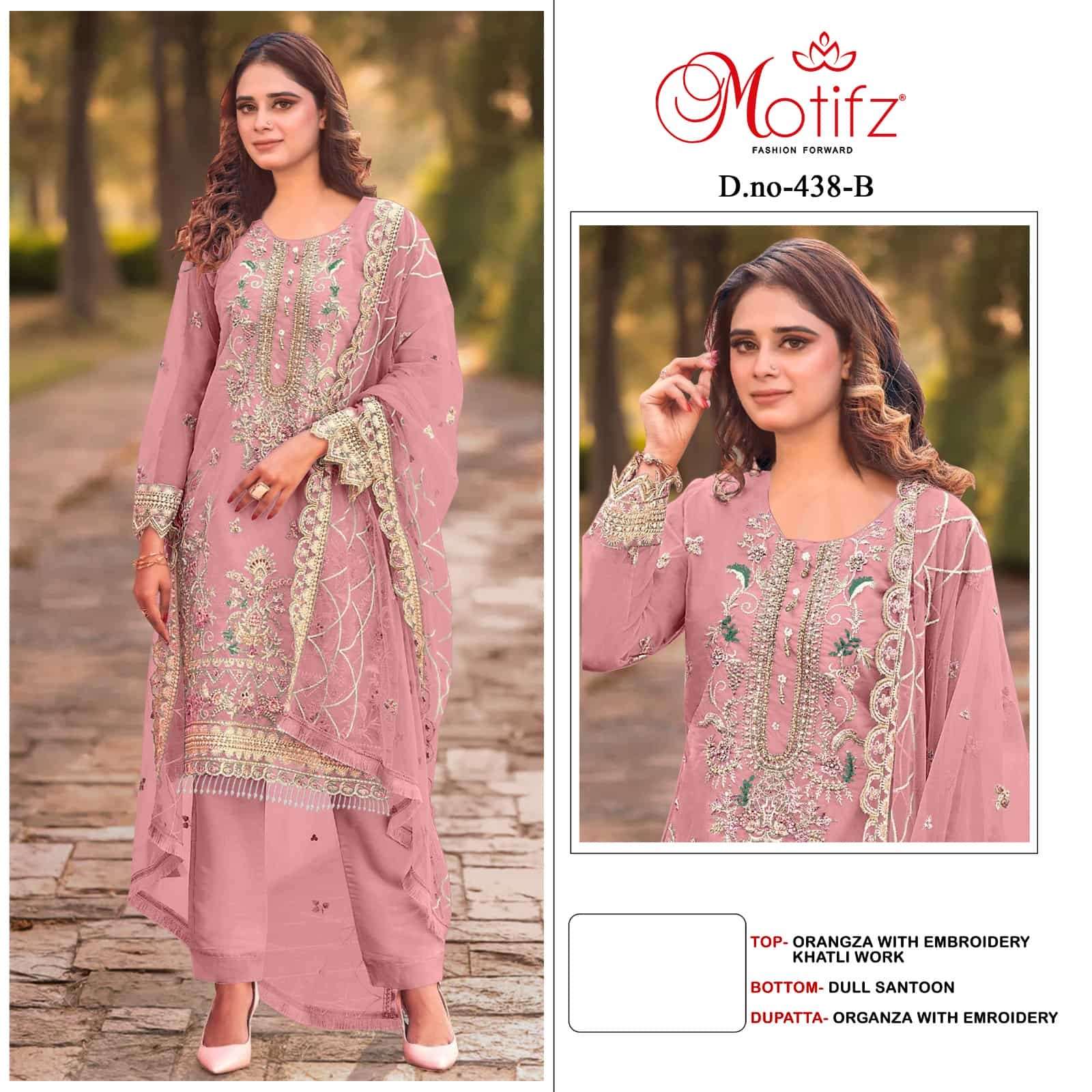 Motifz 438 B Exclusive Pakistani Party Wear