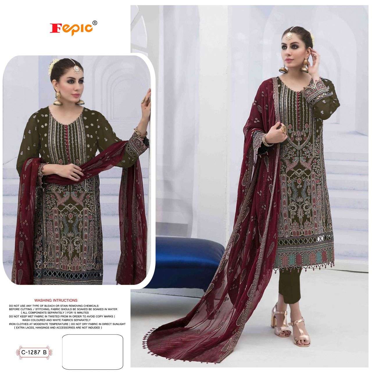 Fepic Rosemeen Embroidered Pakistani Salwar Suit
