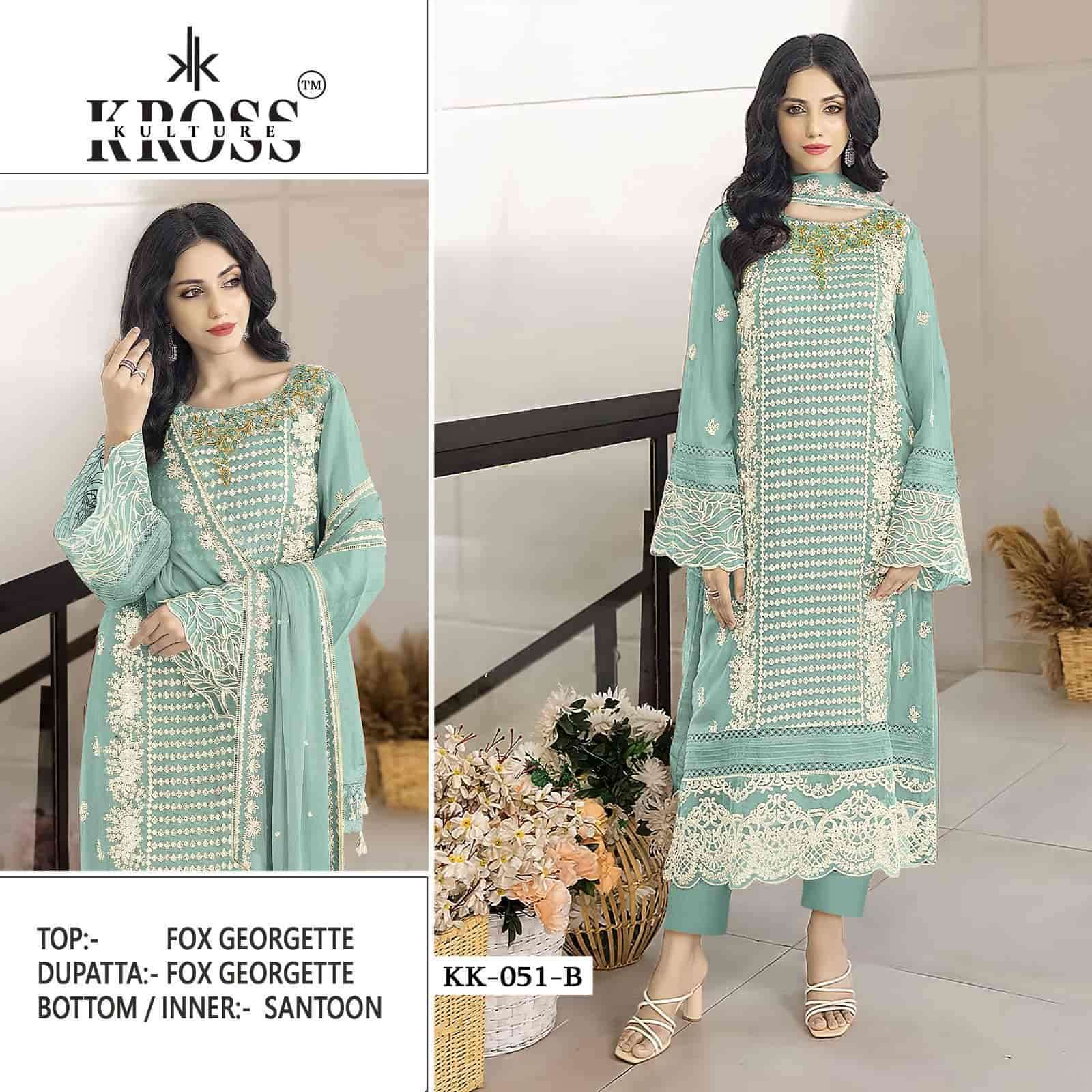 Kross Kulture KK 051 Colors Pakistani Festive Wear Style Latest Designs Suit Exporter