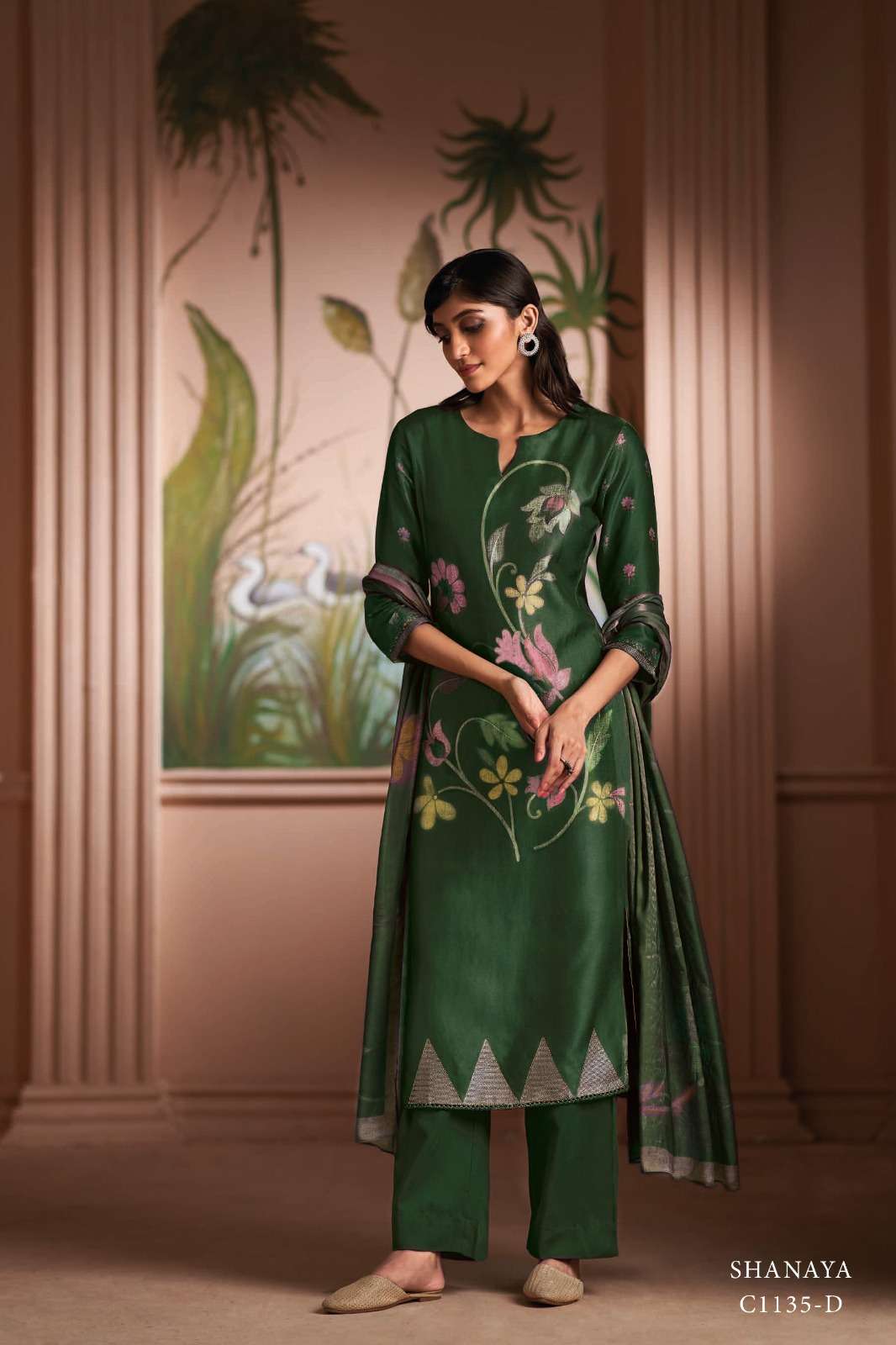 Ganga Shanaya C 1135 D Traditional Wear Branded Ladies Suit
