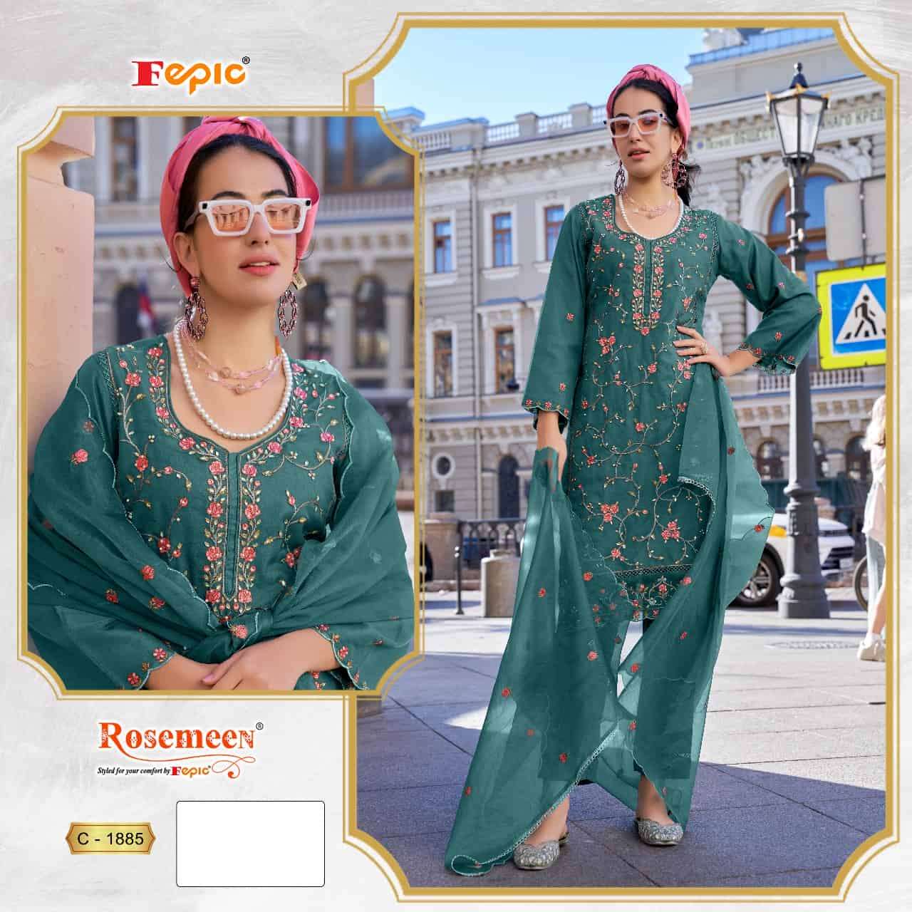 Fepic C 1885 A Pakistani Style Designer Suit Exporter