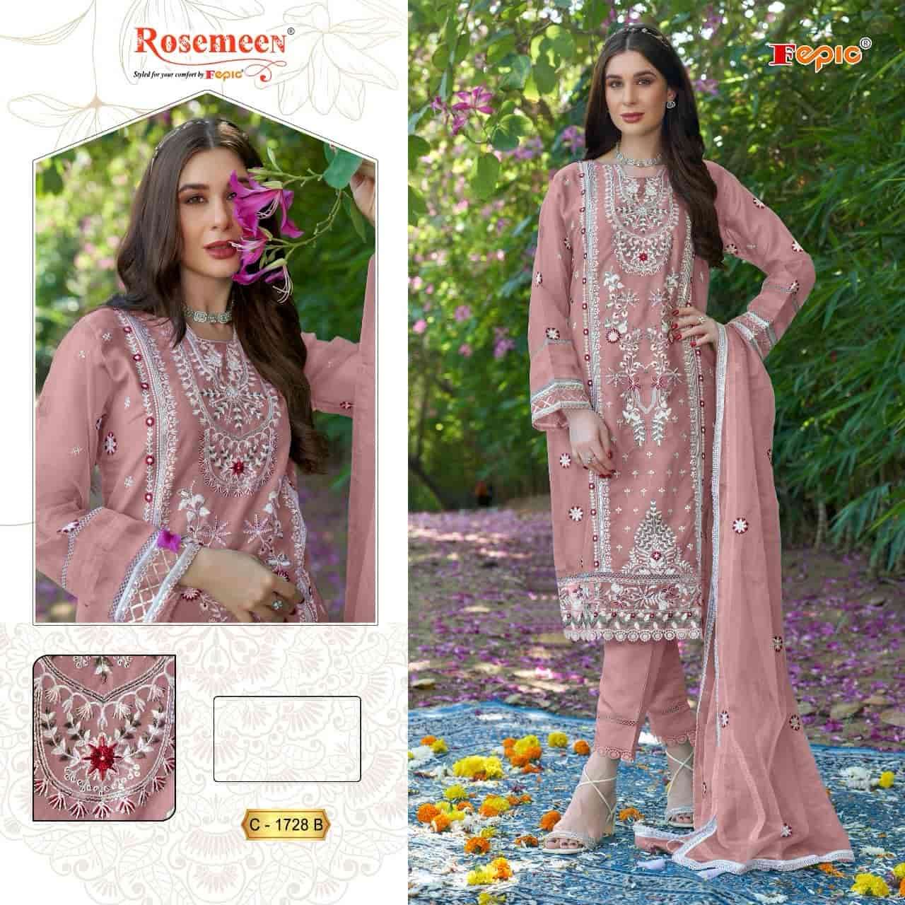 Fepic 1728 B Organza Pakistani Suit Collection