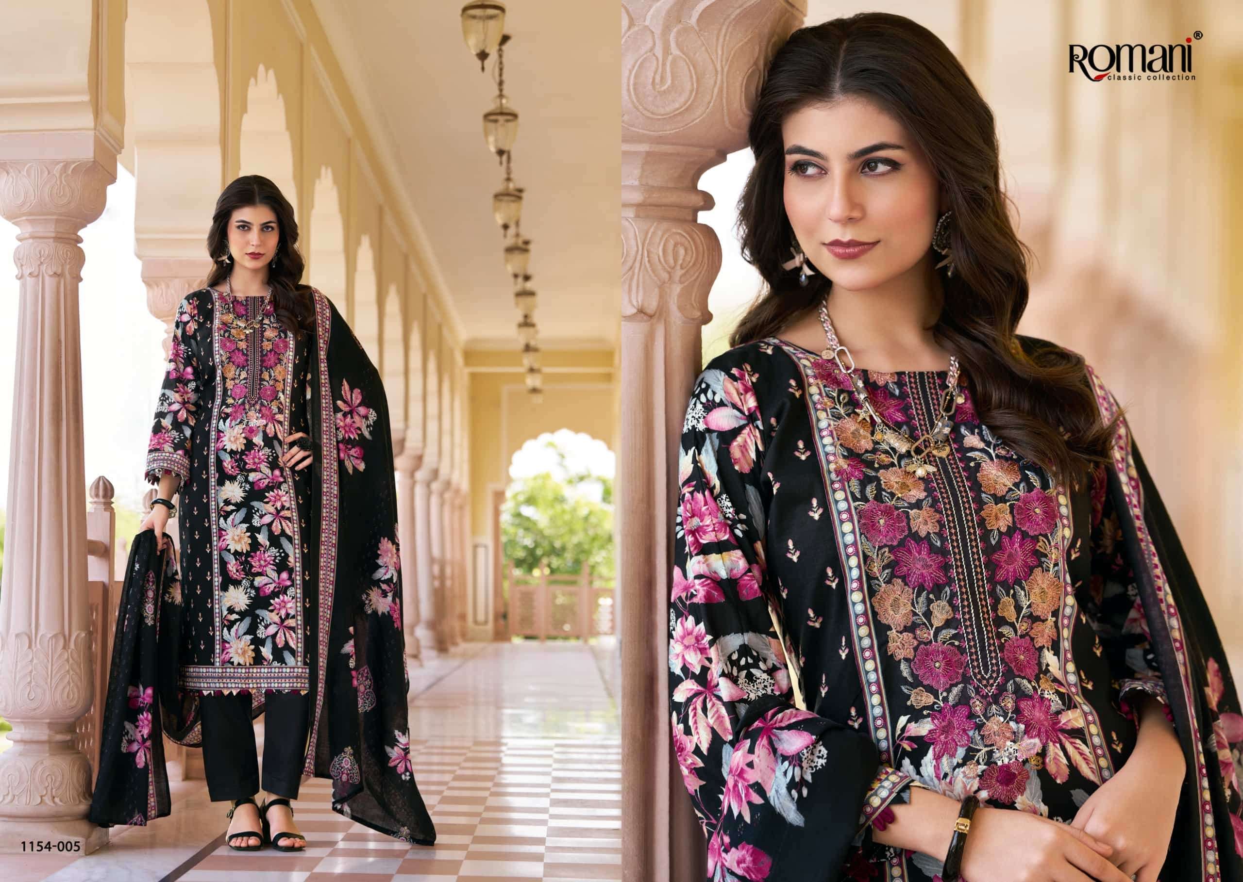 Romani Aarzu Vol 34 Unstitch Cotton Ladies Suit