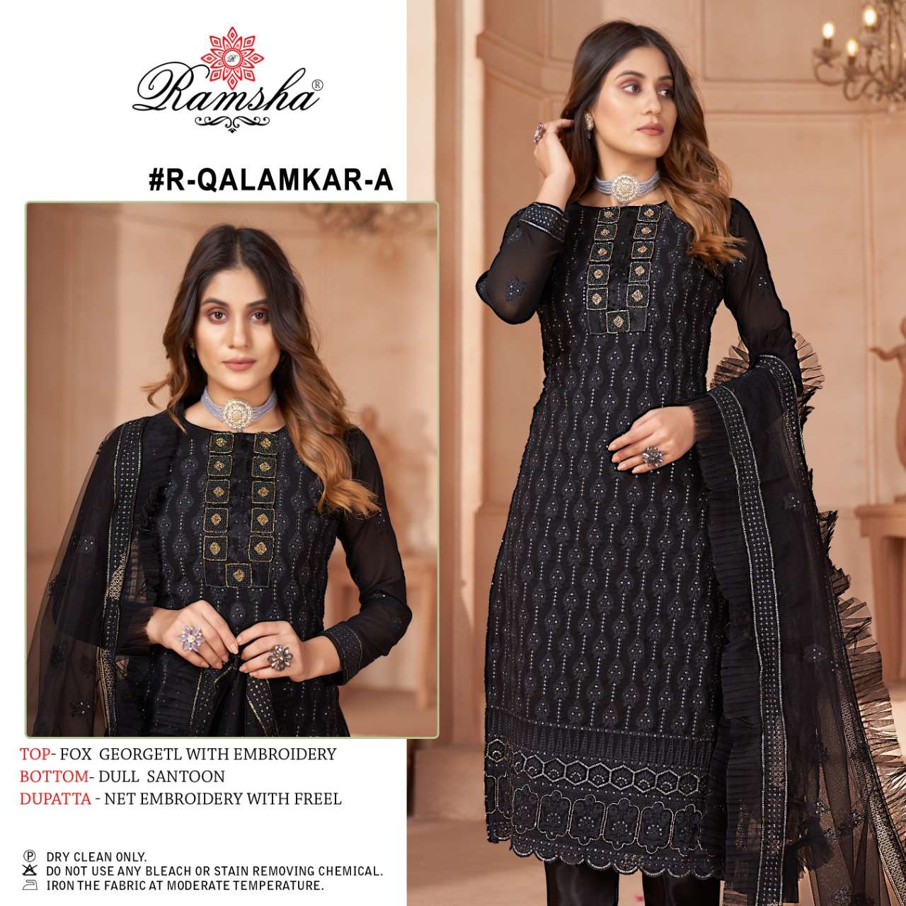 Ramsha Qalamkar Pakistani Ladies Suit