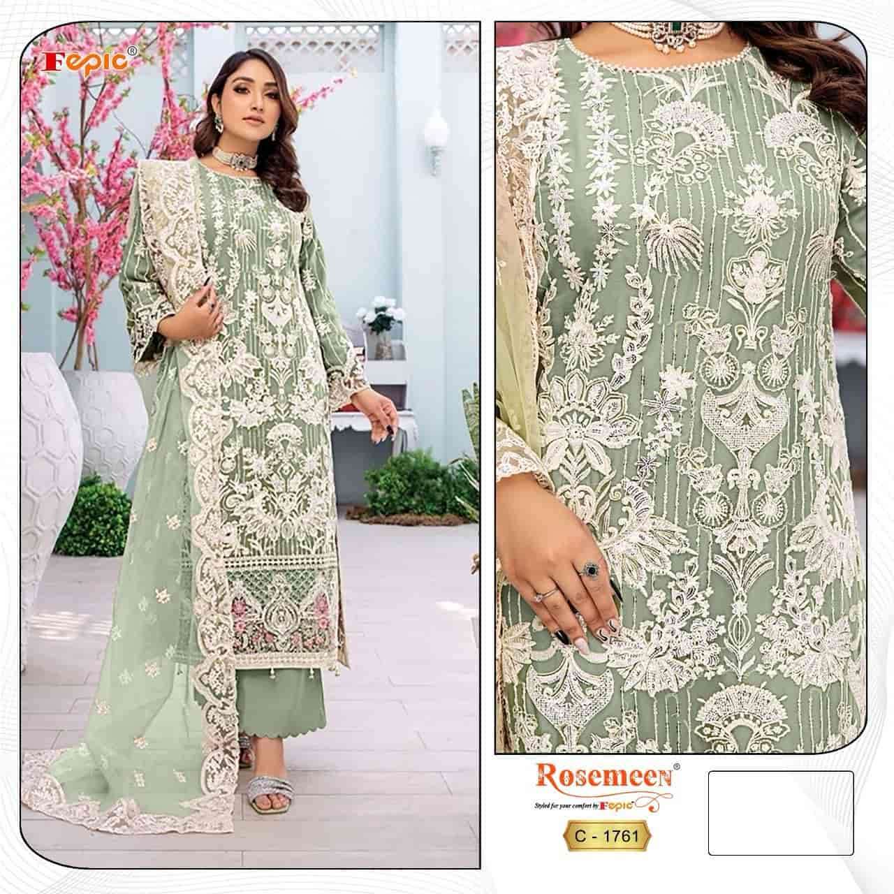 Fepic C 1761 Elegance Defined Organza Salwar Kameez Wholesalers