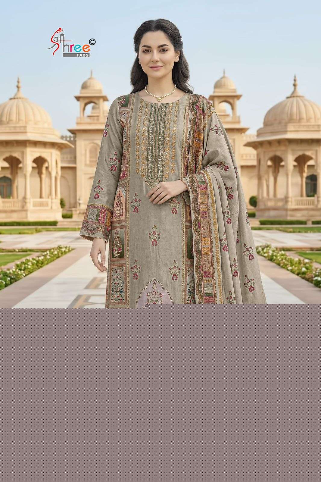 Shree Fabs Kt 350 Pakistani Muslin Suit Premium Collection