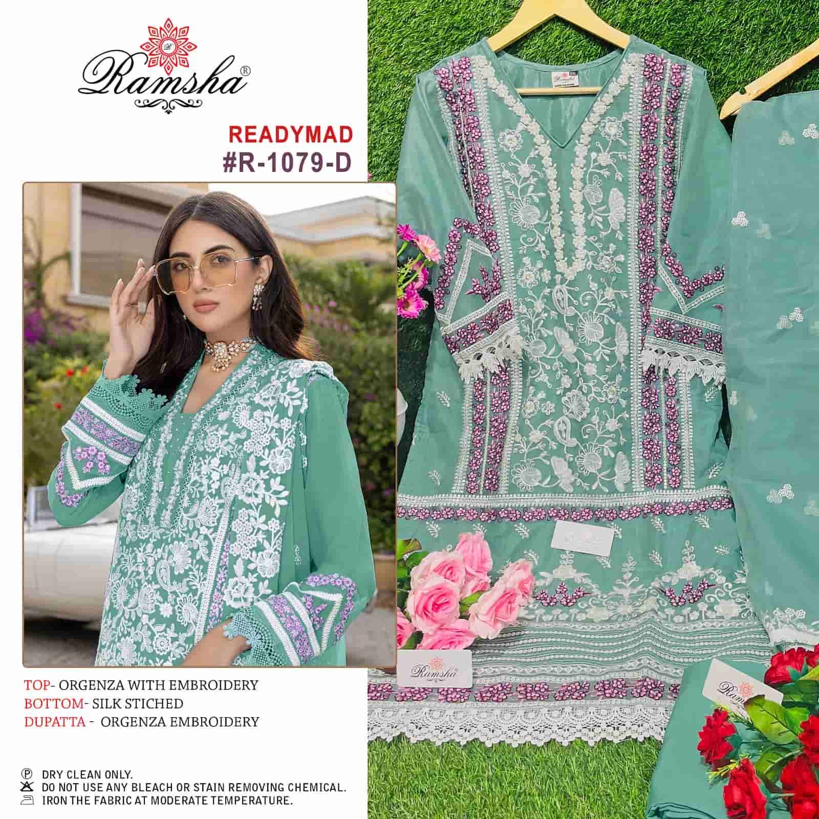 Ramsha R 1079 Colors Pakistani Party Wear Style Designer Readymade Suit Exporter