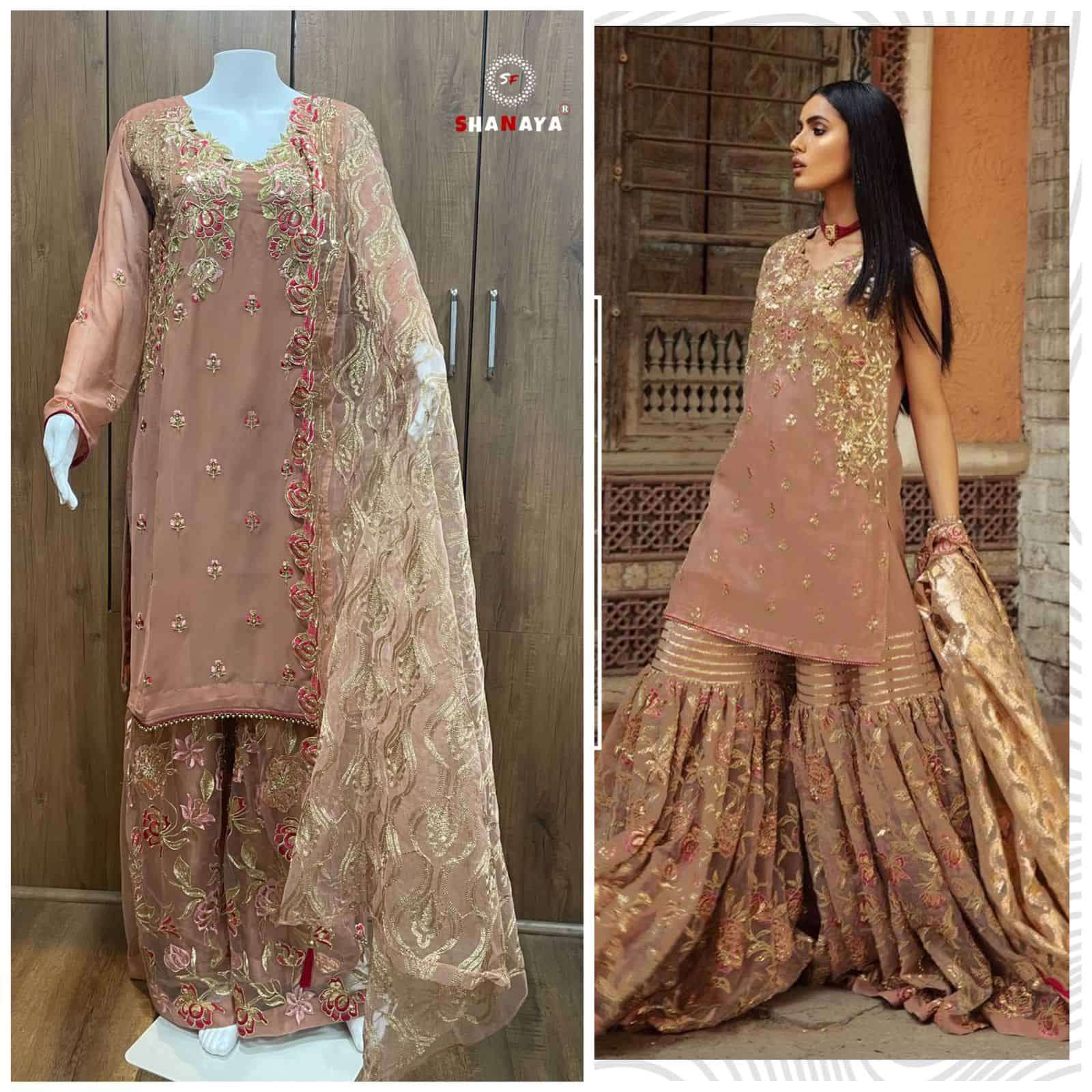 Shanaya Rose Premium S-113 Sharara Dress