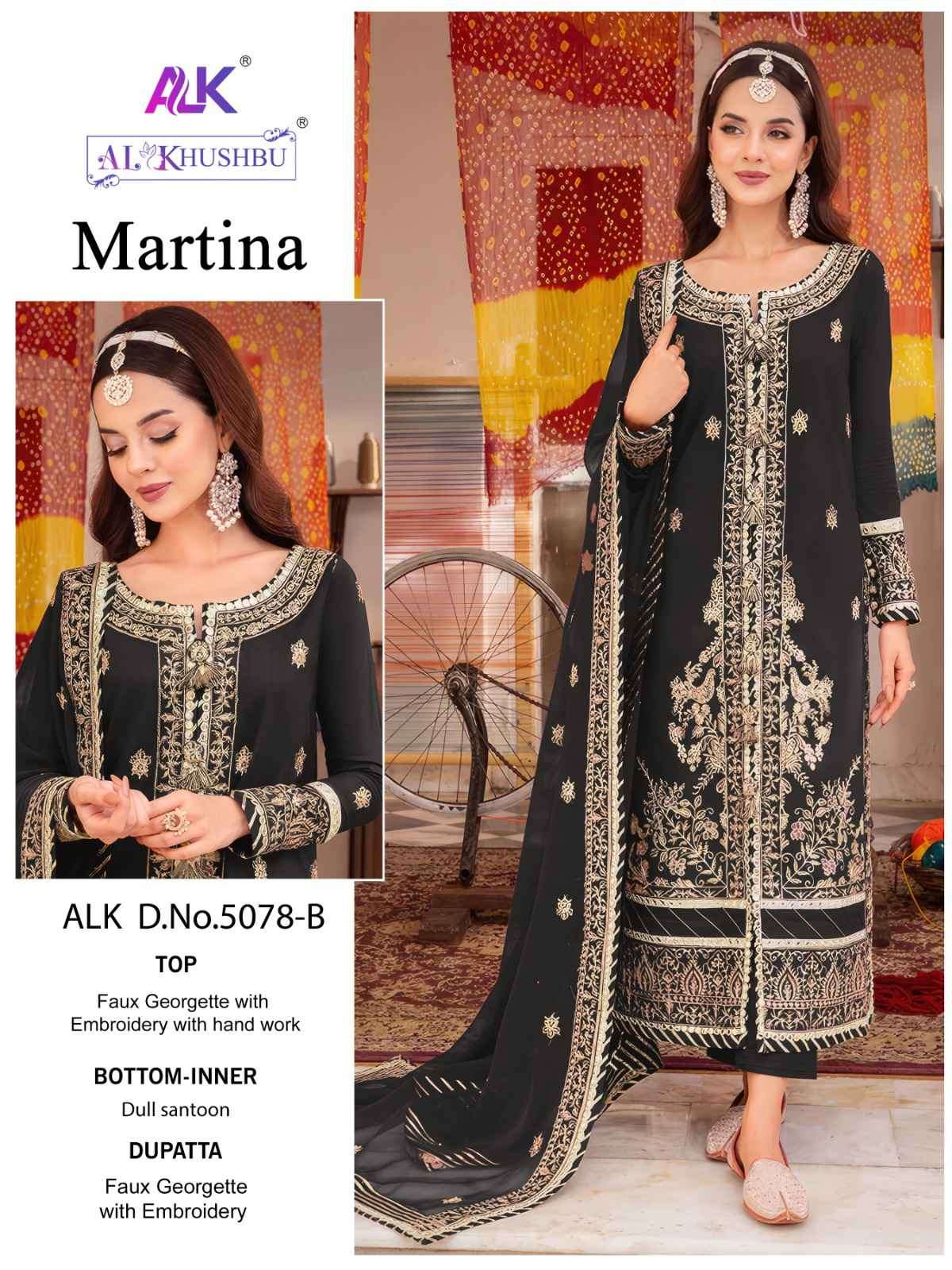 Al Khushbu Martina Pakistani Designer Suit