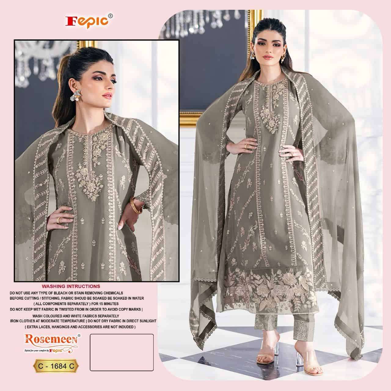 Fepic Rosemeen Embroidered Pakistani Salwar Suit