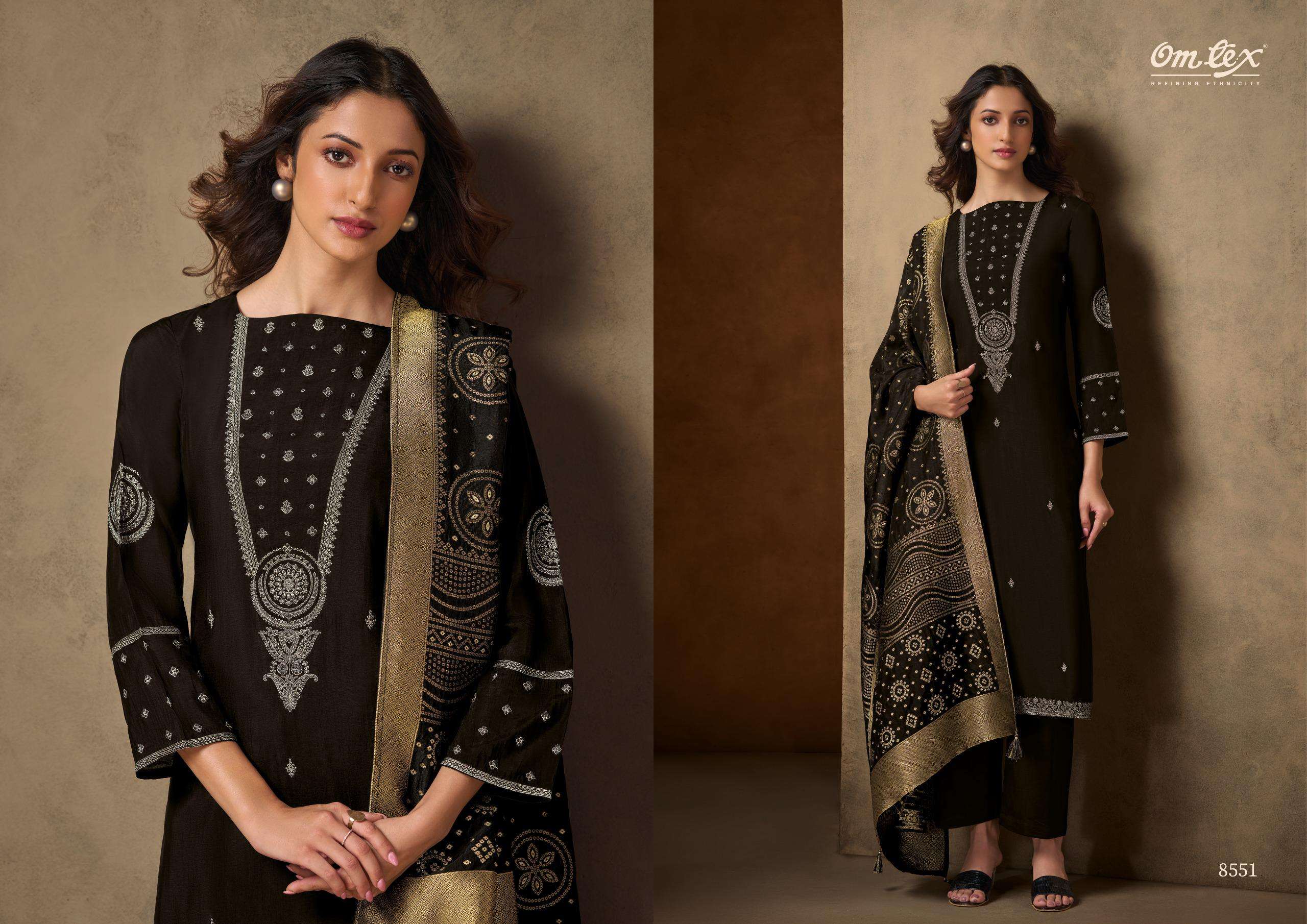 Omtex Kriti Niti Designer Silk Suit