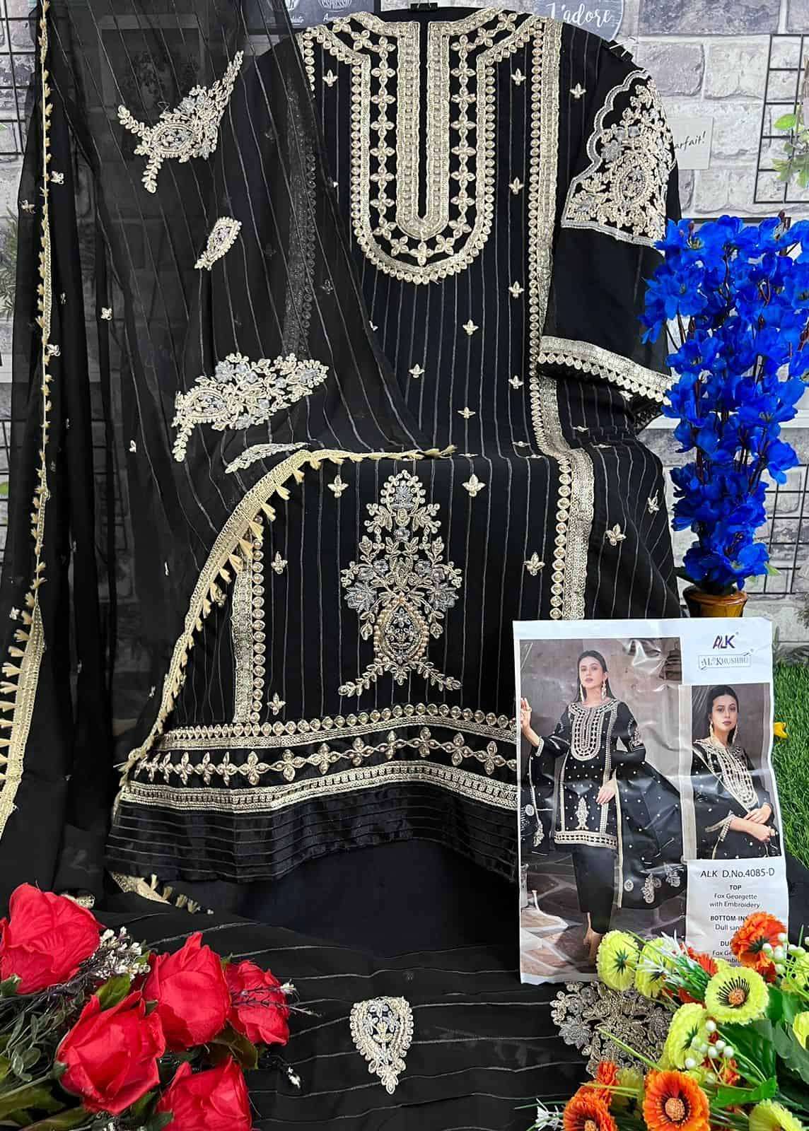 Al Khushbu Elaf Vol 1 4085-D Party Wear Suit