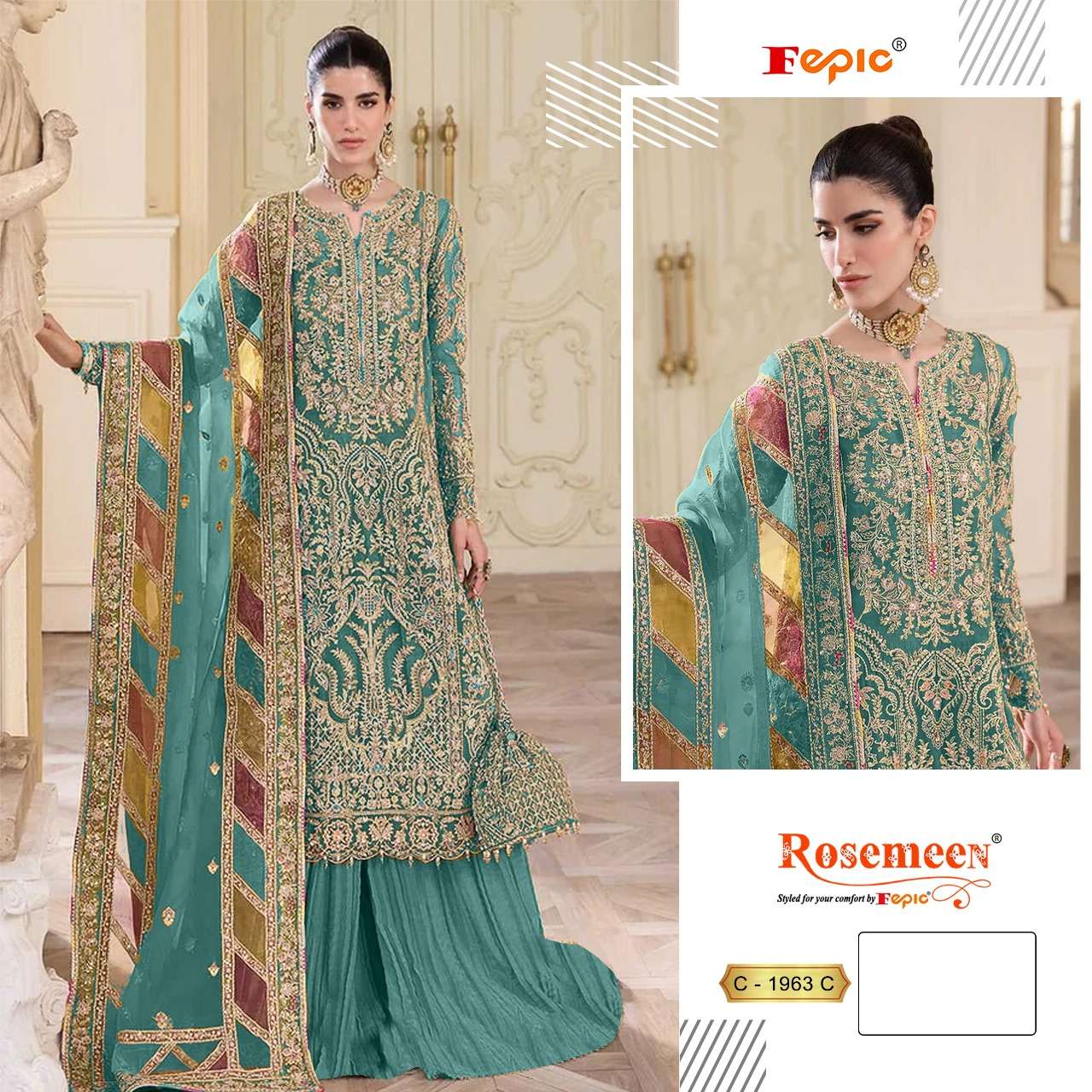 Fepic C 1963 Colors Pakistani Suit Salwar At Price