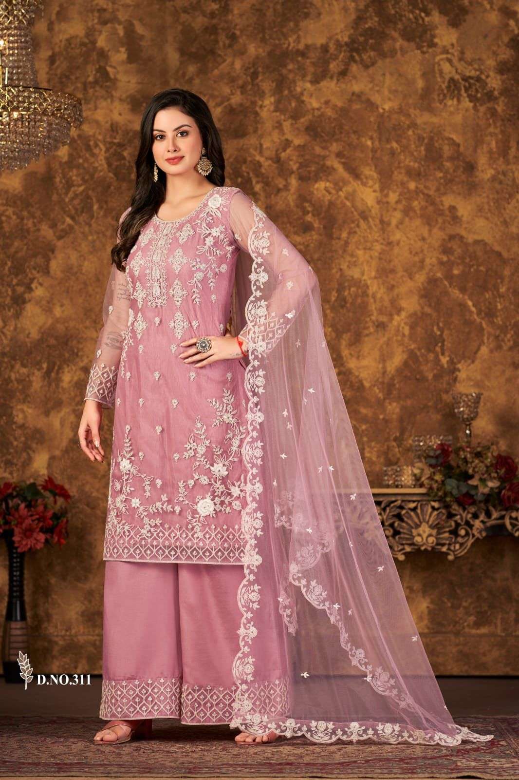 Aanaya Vaani Vol 31 Designer Palazzo Style Net Salwar Suit