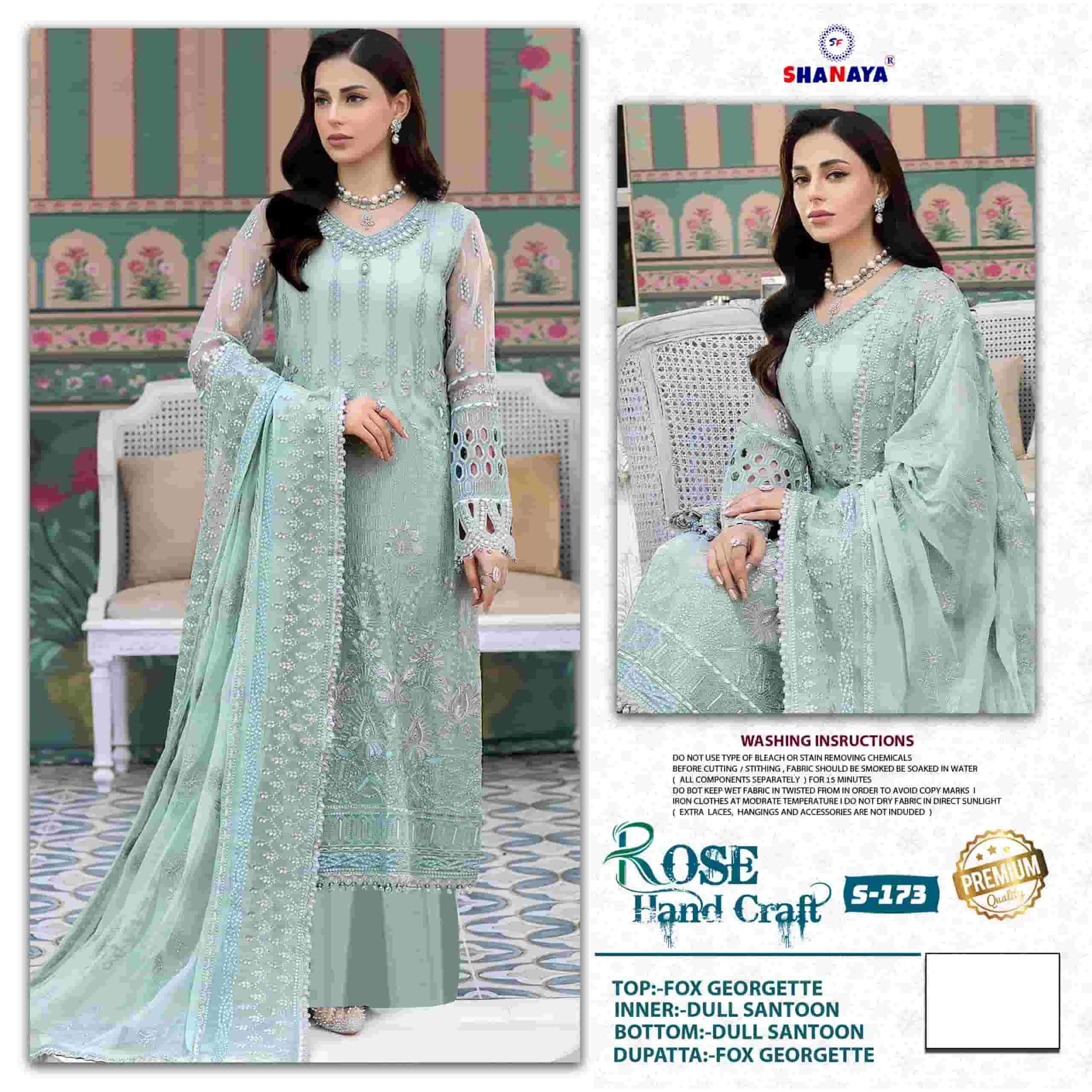 Shanaya S 173 Pakistani Georgette Suit