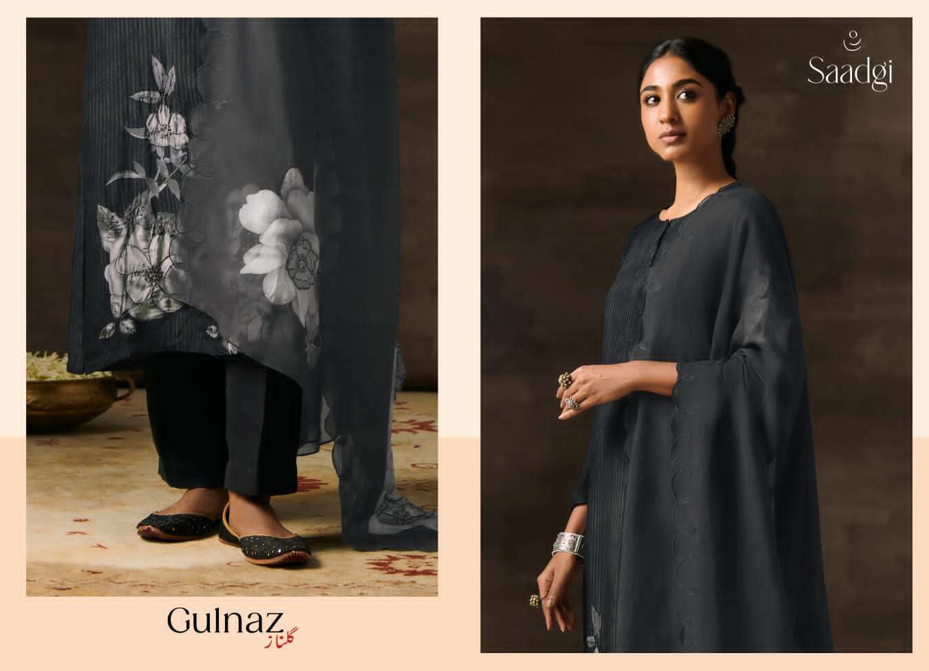 Saadgi Gulnaz Cotton Silk Suit