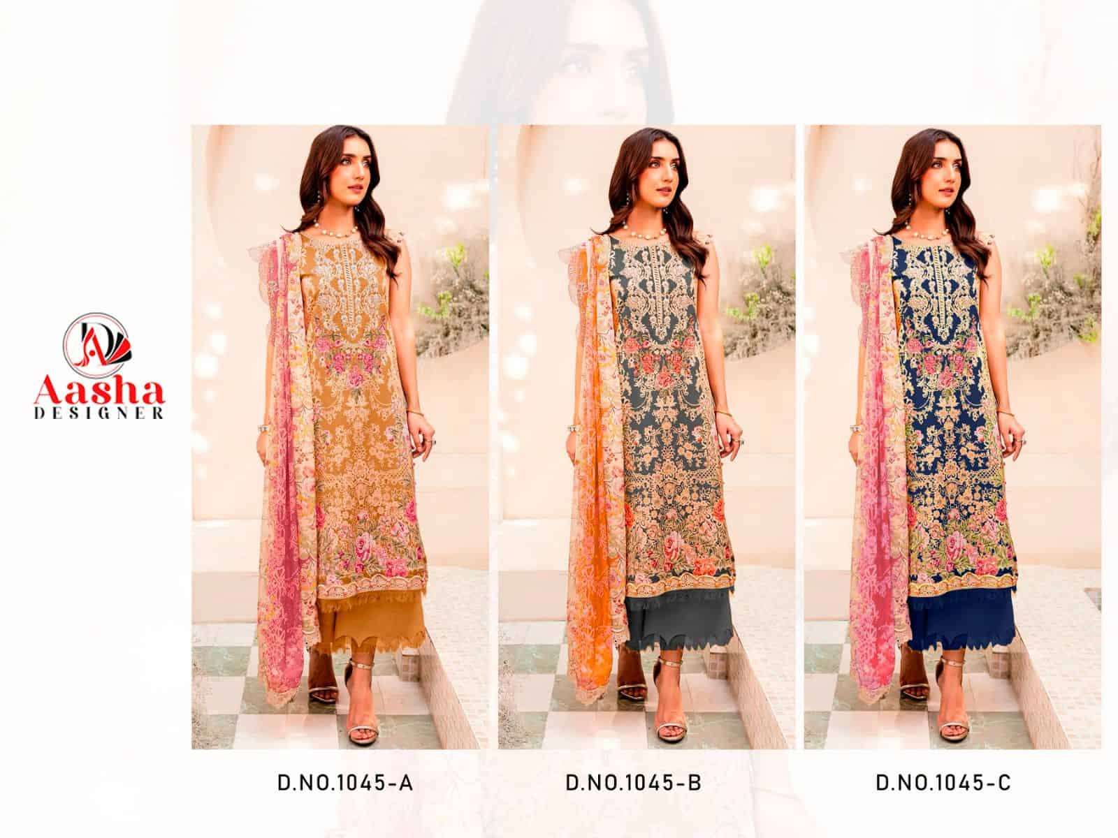 Aasha Designer Needle Wonder Lawn Collection Vol 2 Summer Wear Pakistani Suit