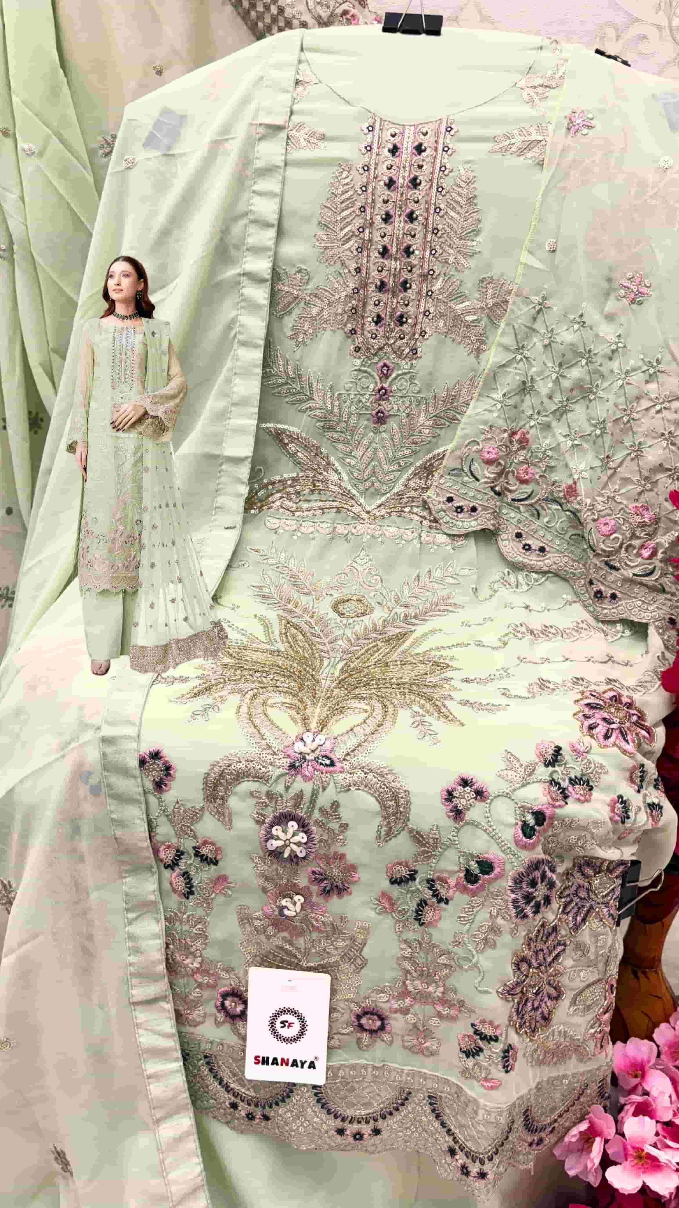 Shanaya S 174 Festive Wear Style Designer Georgette Suit Exporter