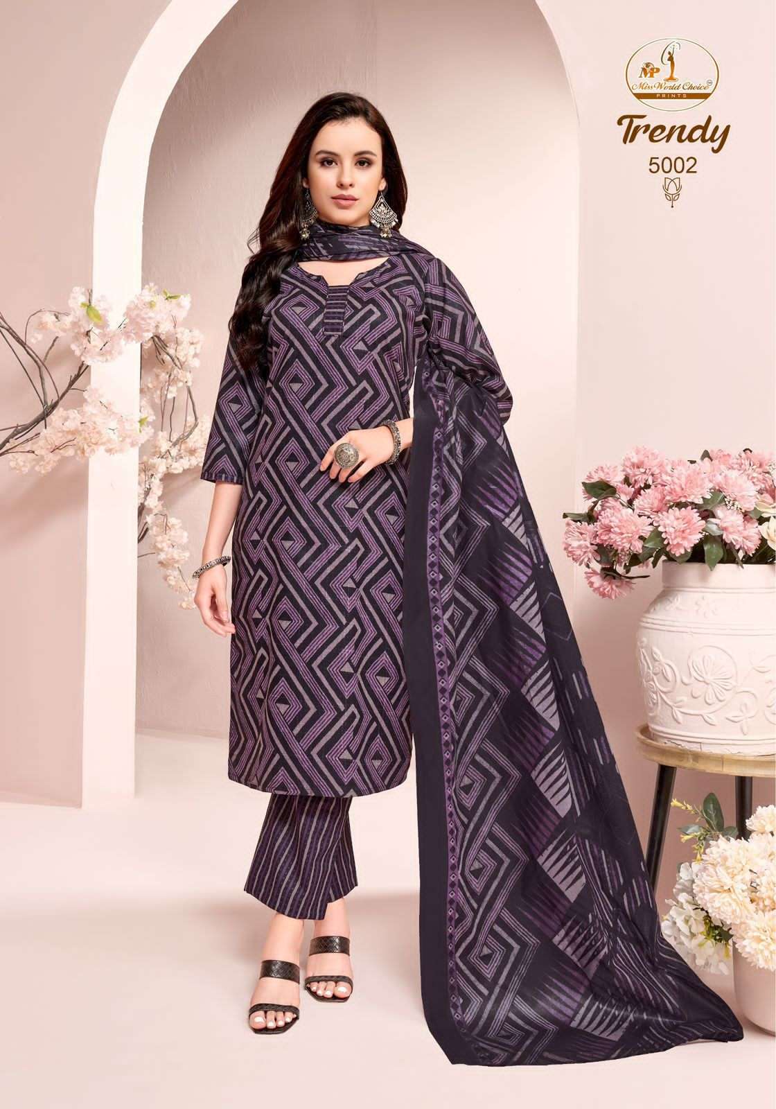 Miss World Choice Trendy Vol 5 Pure Cotton Dress