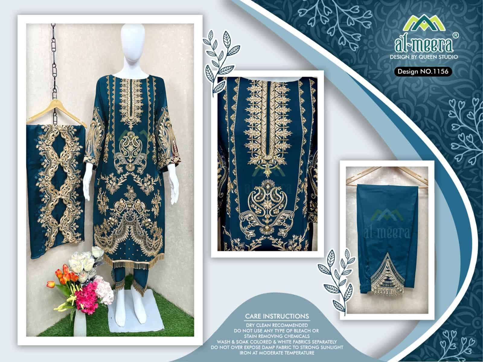 Meera 1156 Pakistani Party Wear Suit
