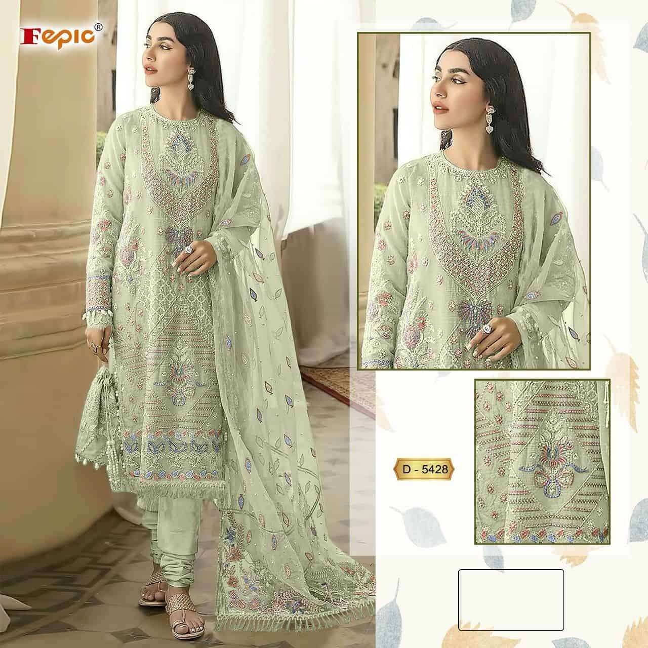 Fepic Rosemeen C-5428 Embroidered Salwar Suit