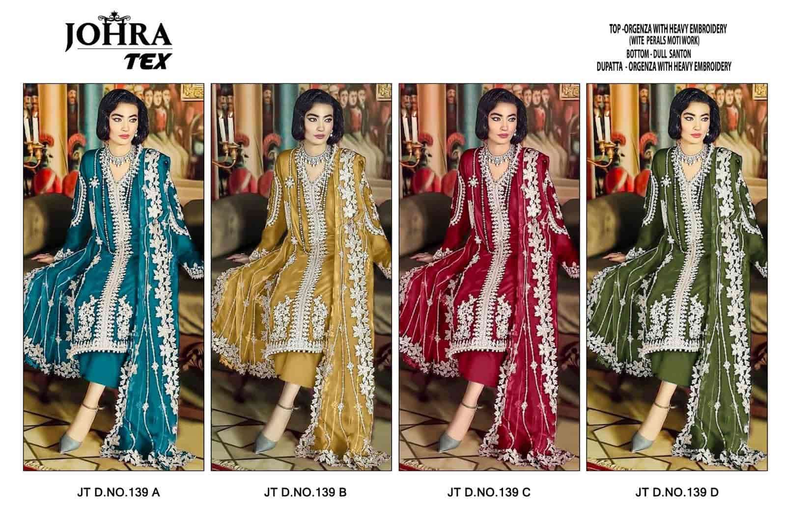 Johra Tex 139 Colors Party Wear Style Exclusive Salwar Kameez Exporter