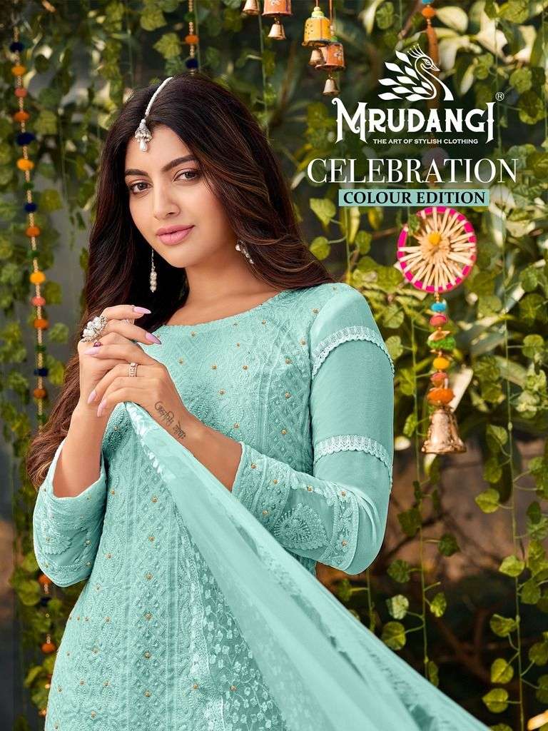 Mrudangi Celebration 2041 Colors Fancy Sharara Suit