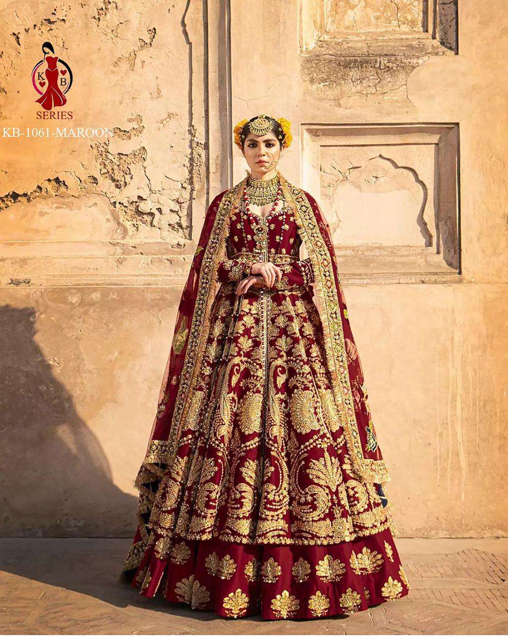 Kb Series 1061 Colors Party Wear Anarkali Designer Suit New Design
