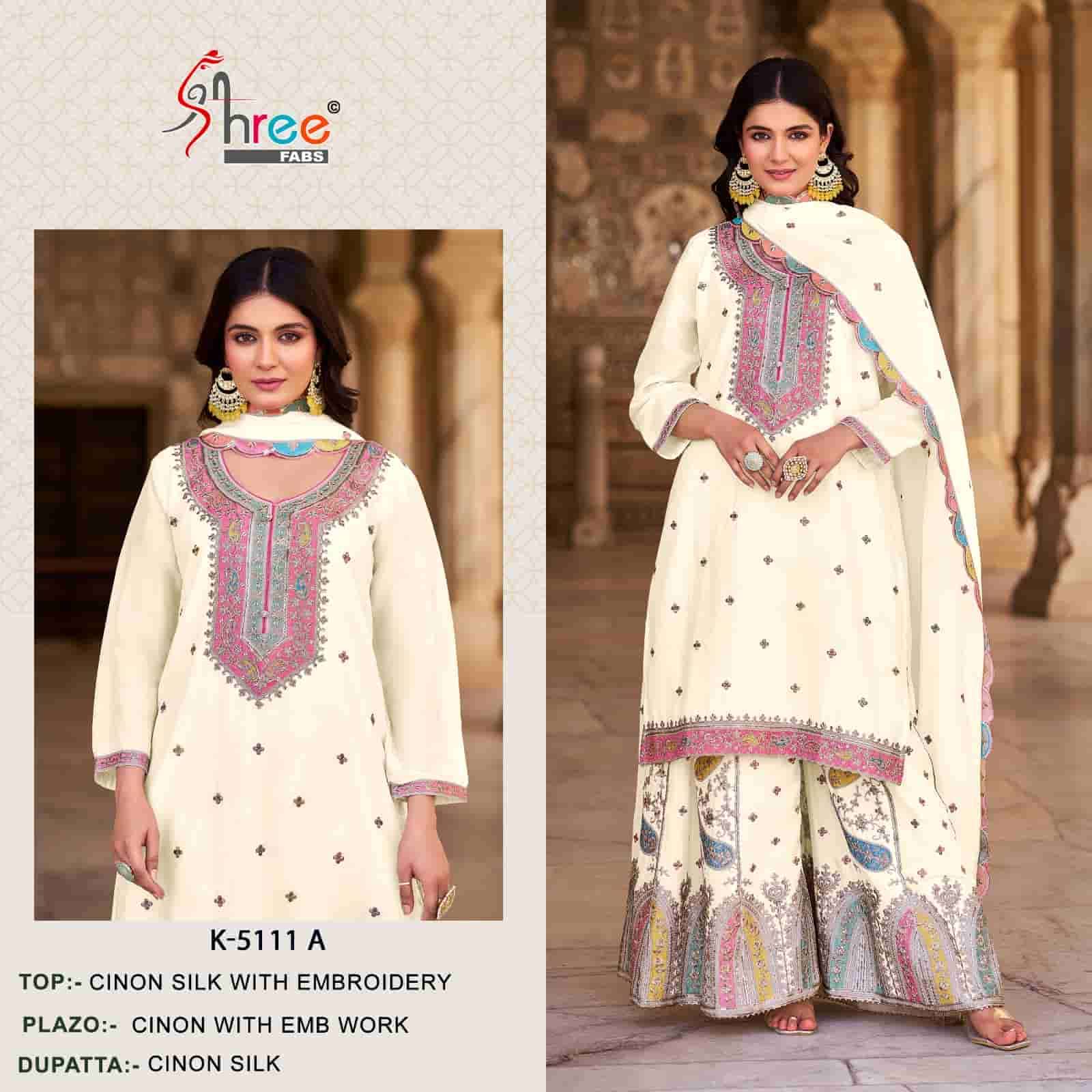 Shree Fabs K 5111 Colors Pakistani Style Designer Embroidered Suit Wholasalers