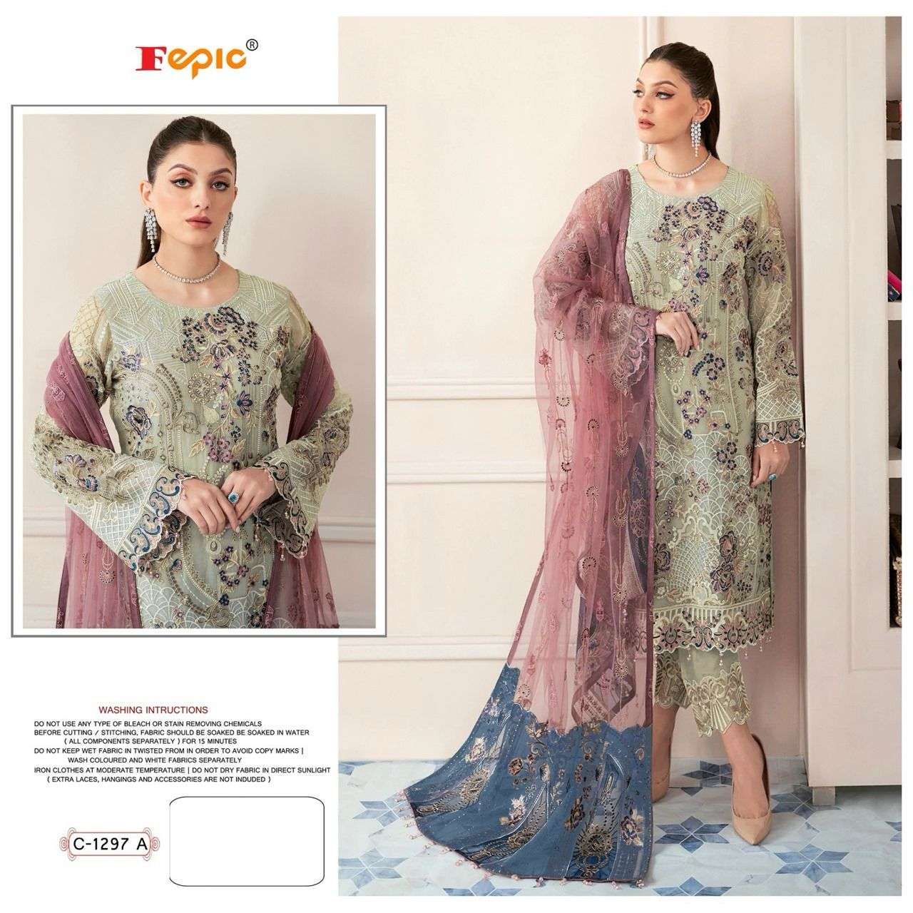 Fepic C 1297 Colors Heavy Designer Pakistani Suit Collection