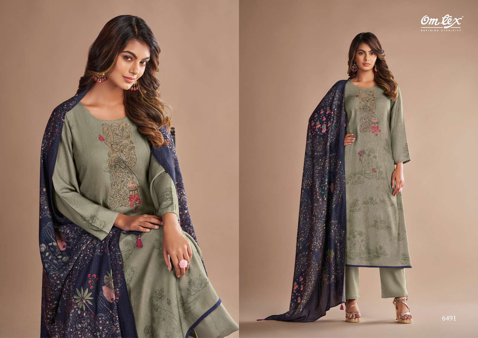 Omtex Rabia Exclusive Ladies Suit Catalog Winter Collection