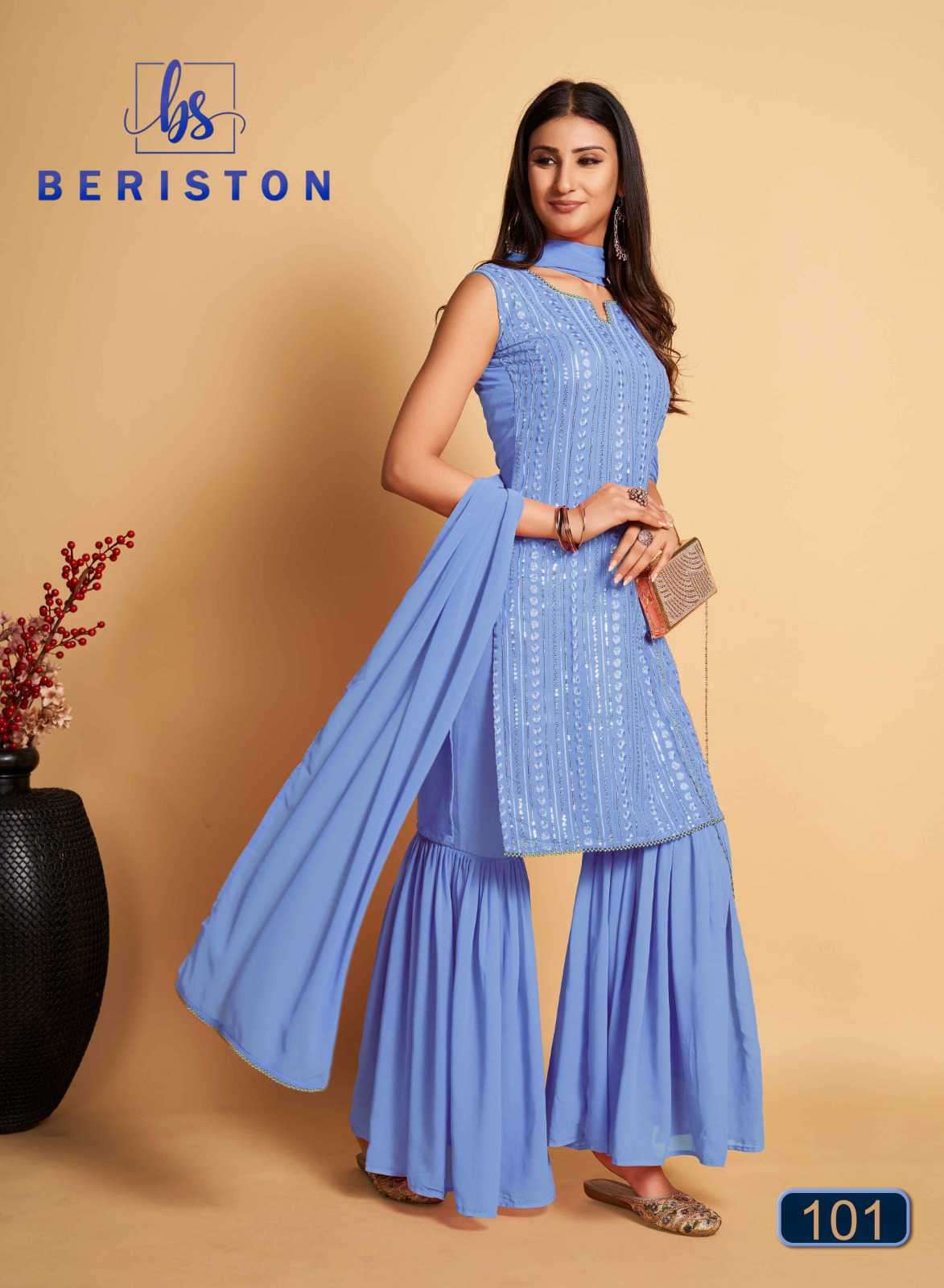 Beriston Bs Vol 1 Fancy Designer Gharara Suit