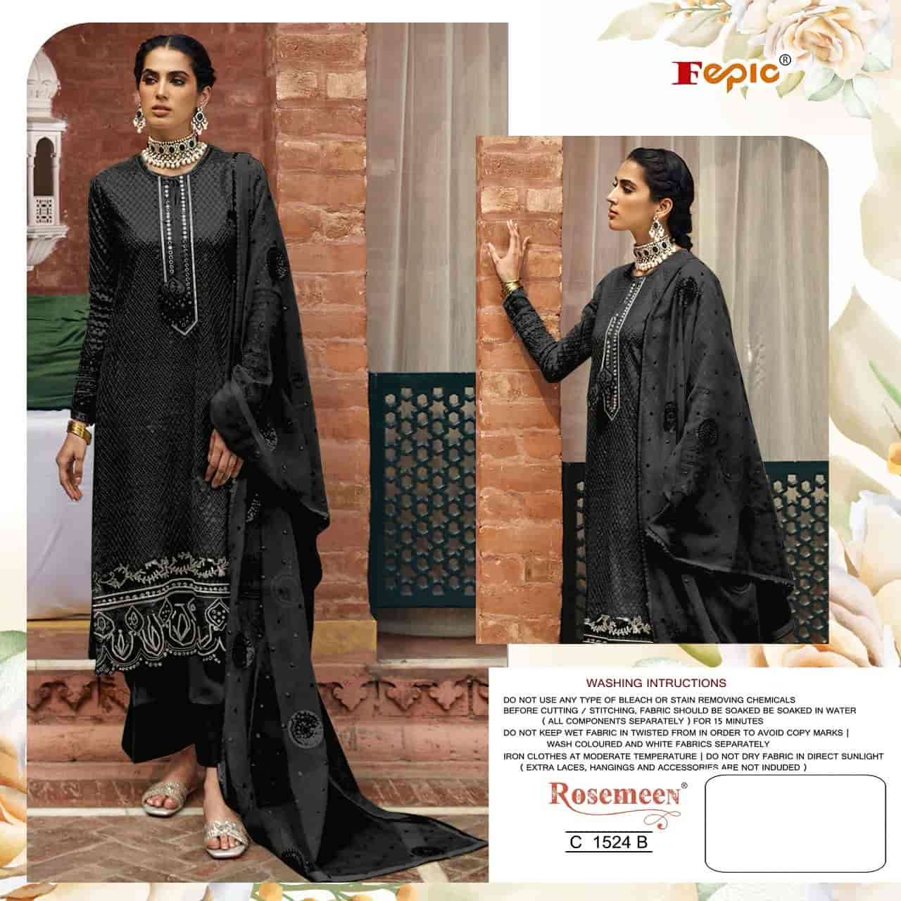Fepic C 1524 Colors Pakistani Fancy Designer Style Pakistani Salwar Suit Collection
