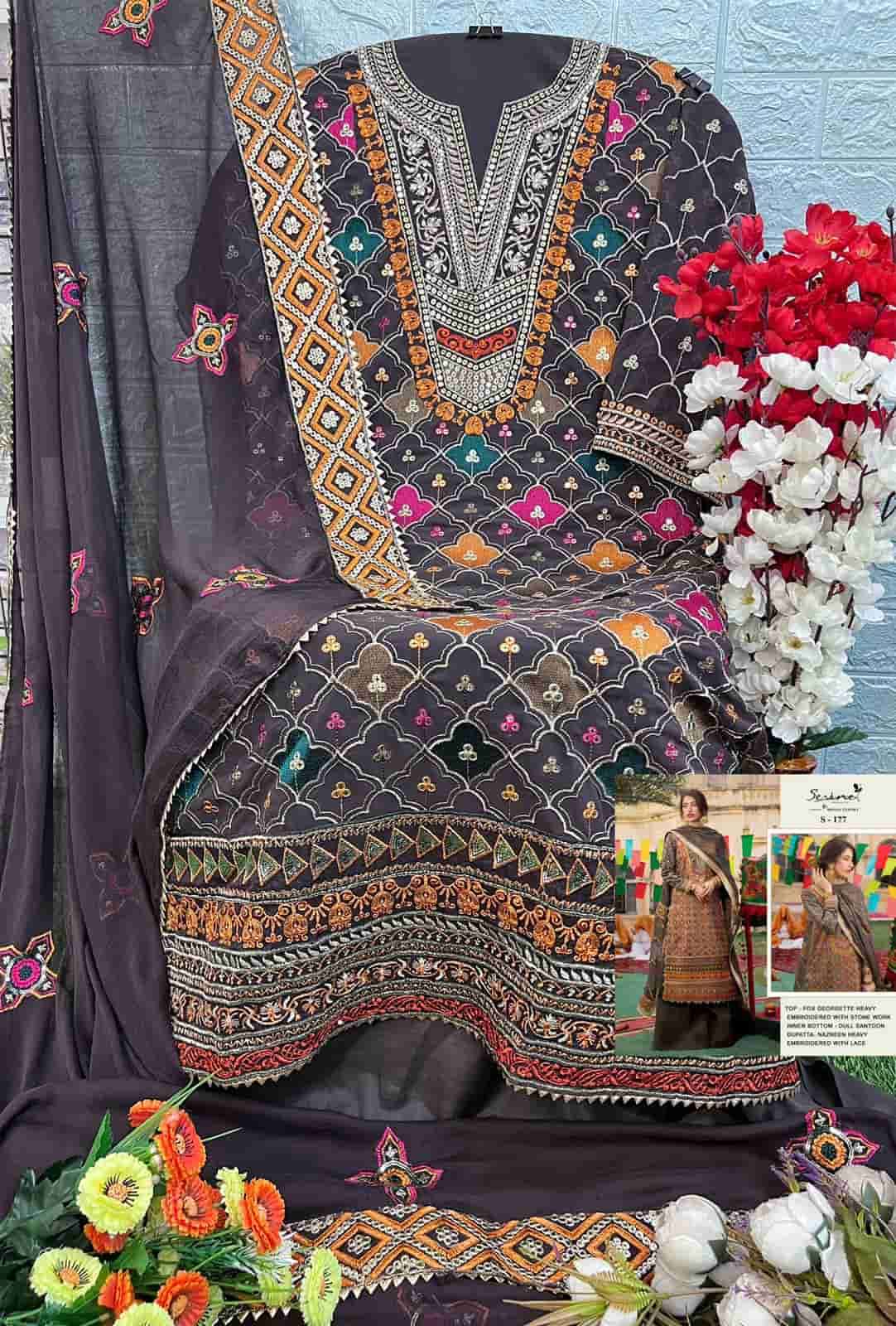 Serine S 177 Exclusive Heavy Designer Party Wear Pakistani Suit