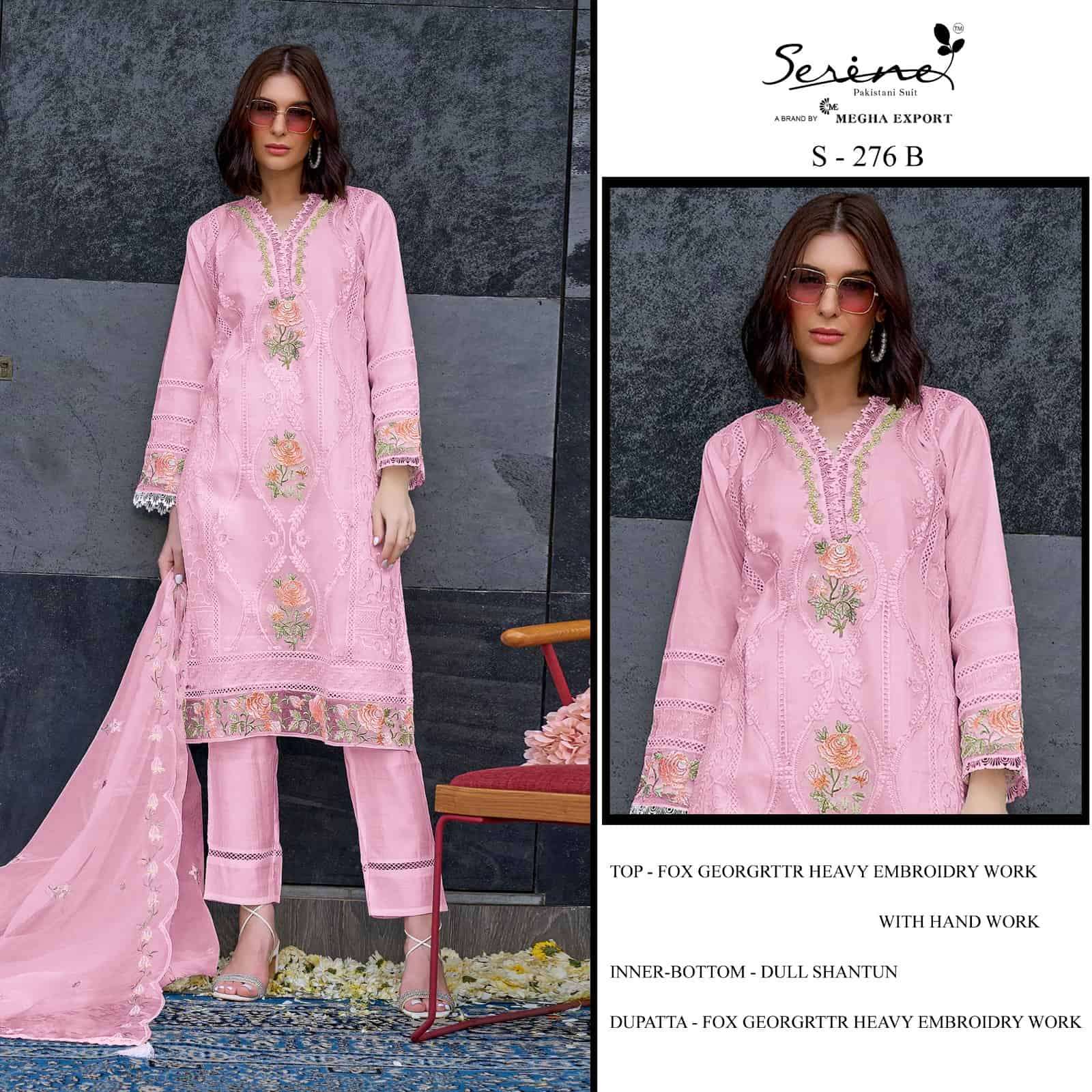 Serine S-276 B Pakistani Georgette Dress