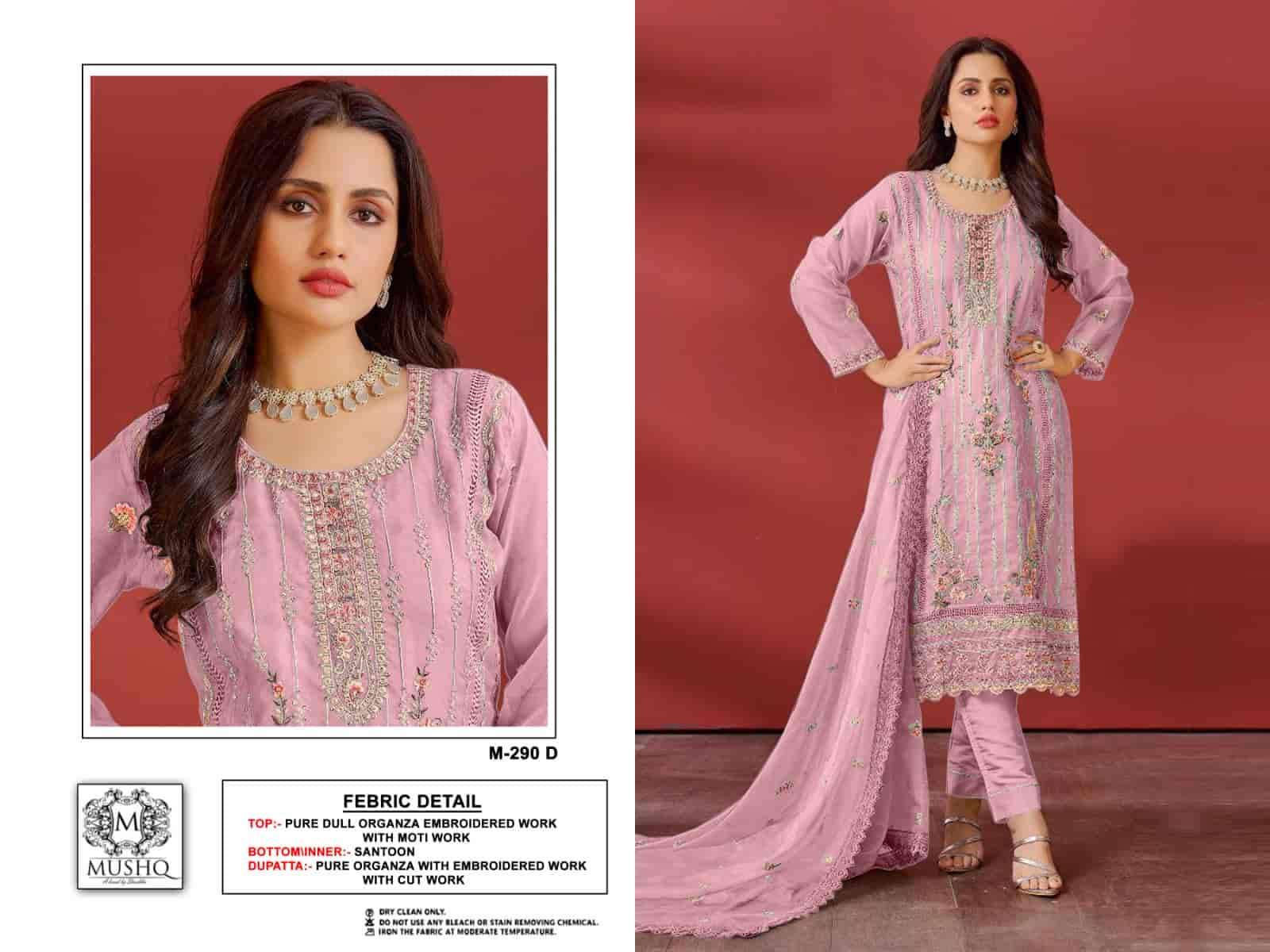 Mushq M-290 D Organza Embroidered Salwar Suit