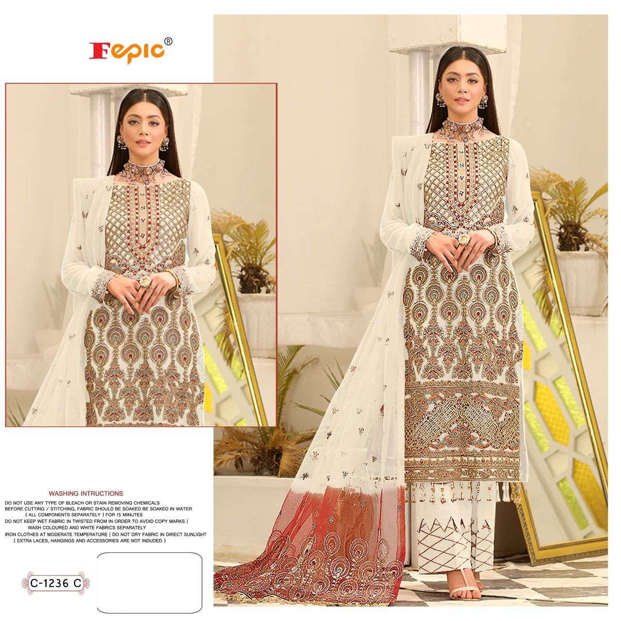 Fepic C 1236 Colors Exclusive Pakistani Suit Collection