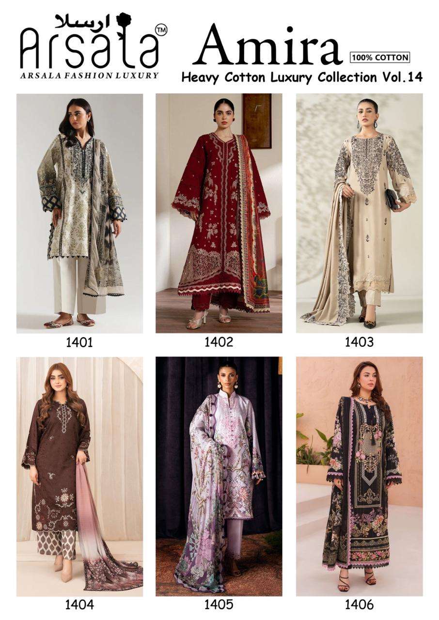Arsala Amira Vol 14 Cotton Salwar Suit
