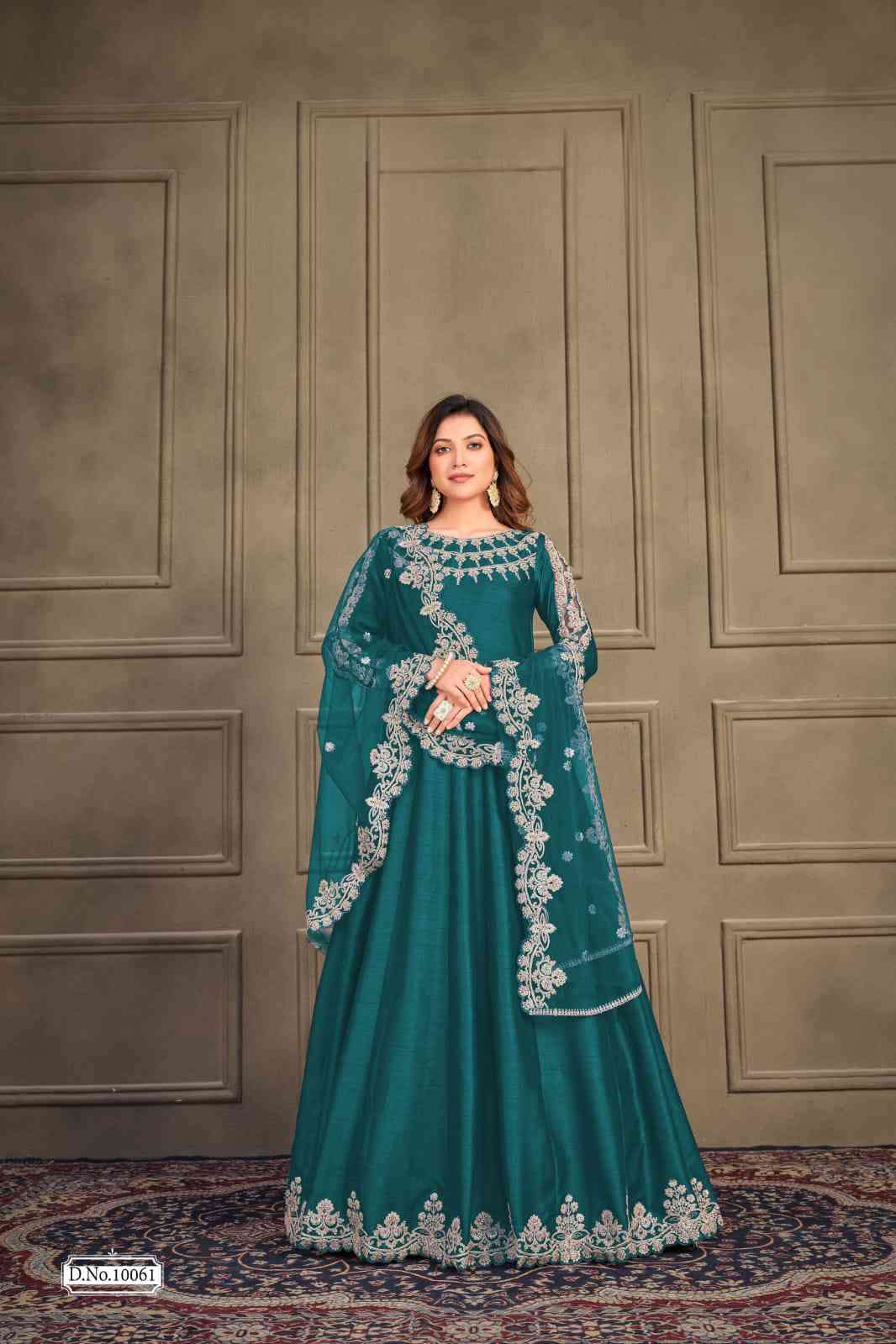 Anjubaa Vol 6 Party Wear Designer Anarkali Gown Single Collection