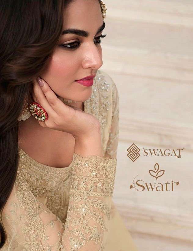 Swagat Swati 3401 to 3407 Designer party Wear Salwar kameez Collection