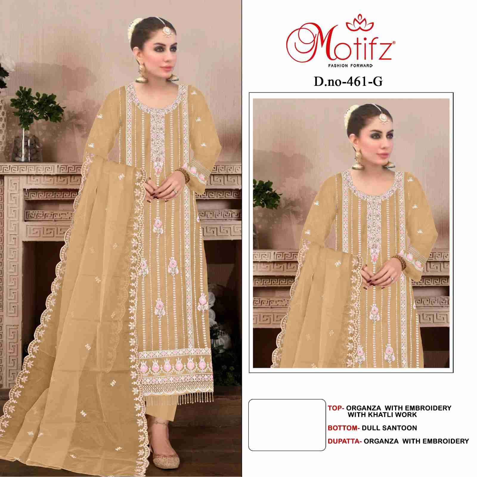 Motifz 461 Organza Pakistani Suit