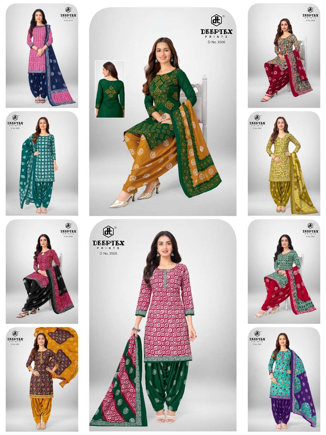 Deeptex Batik Plus Vol 35 Pure Cotton Batik Print Salwar Suit Catalog Wholesalers