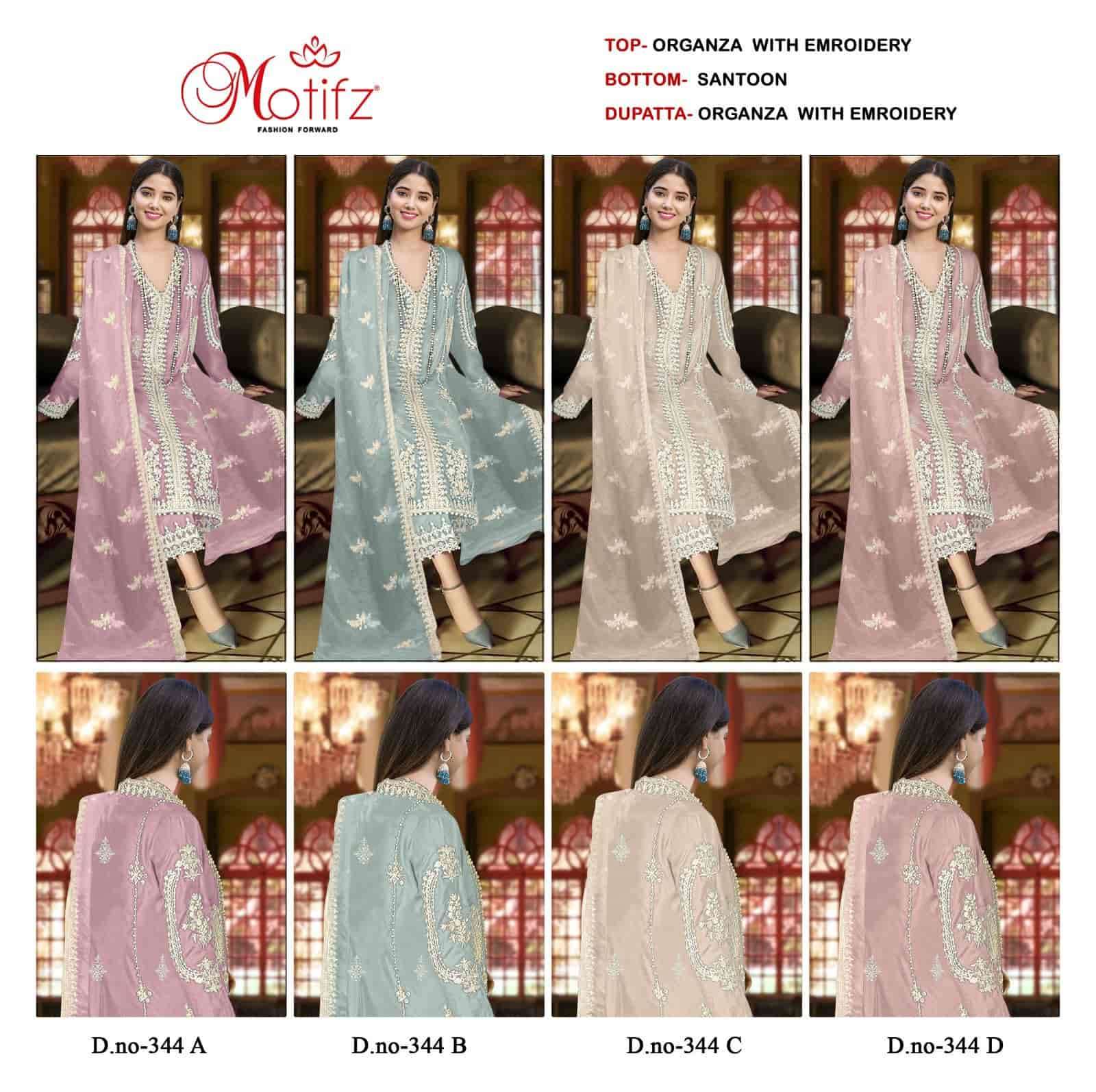 Motifz 344 Colors Festive Wear Style Designer Latest Pakistani Suit