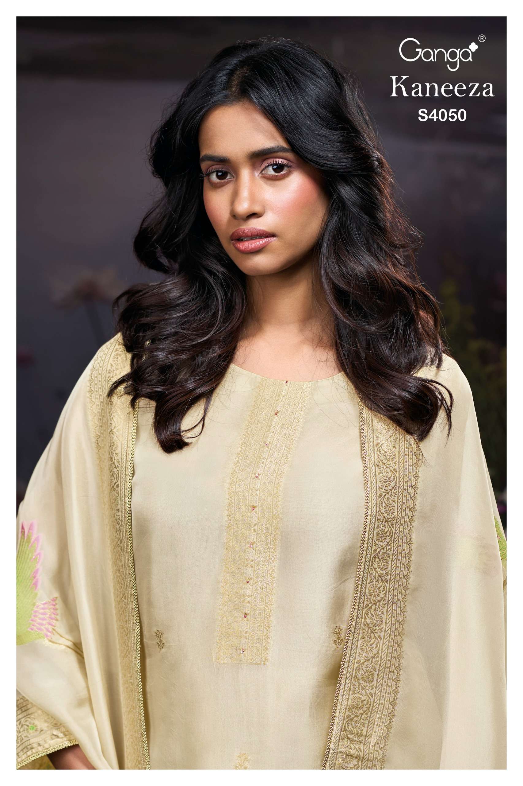 Ganga Fashion Kaneeza 4050 Pure Organza Silk Designer Silk Collection