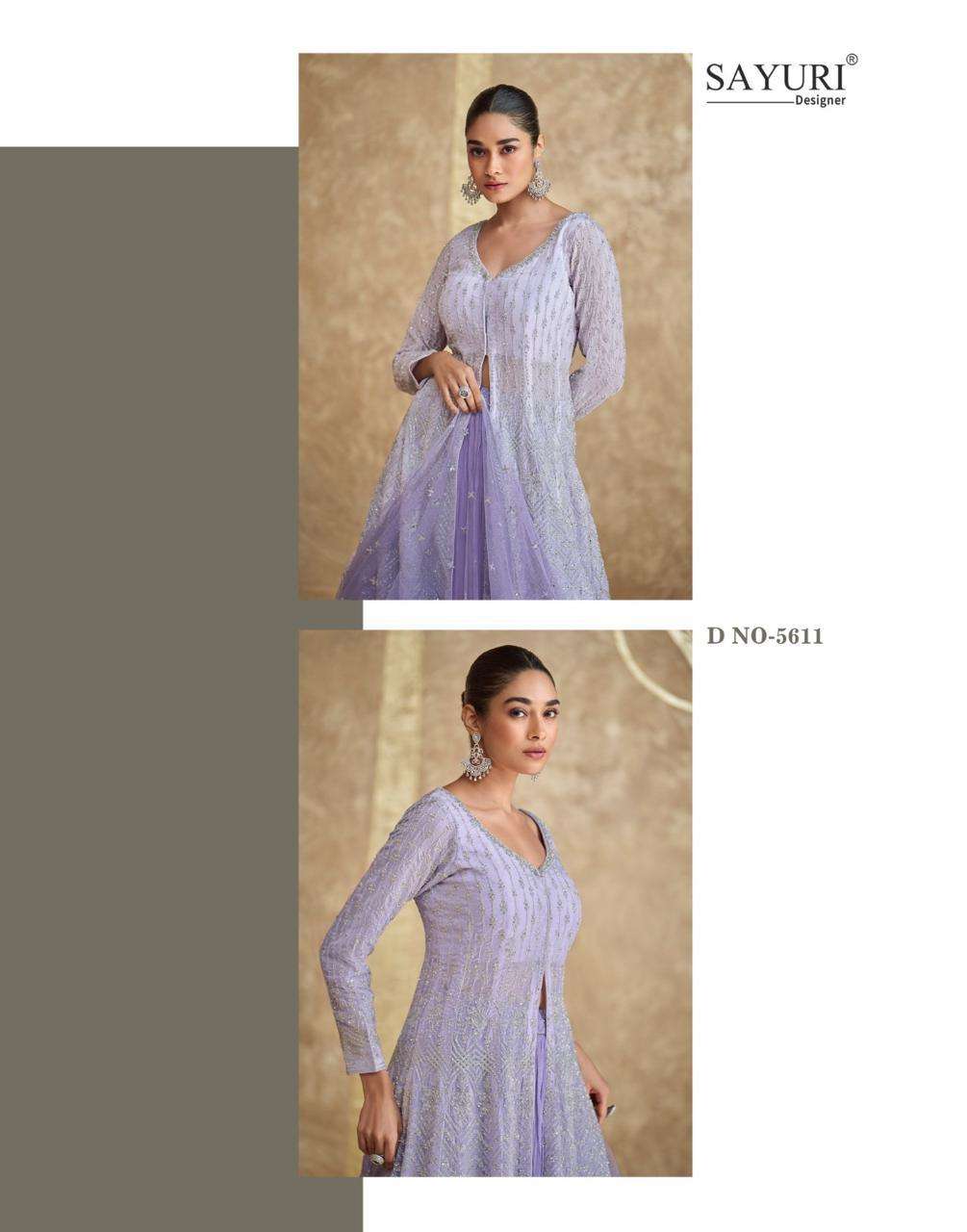 Sayuri Sawaria 5611 Hit Design Indo Western Dress Partywear Collection