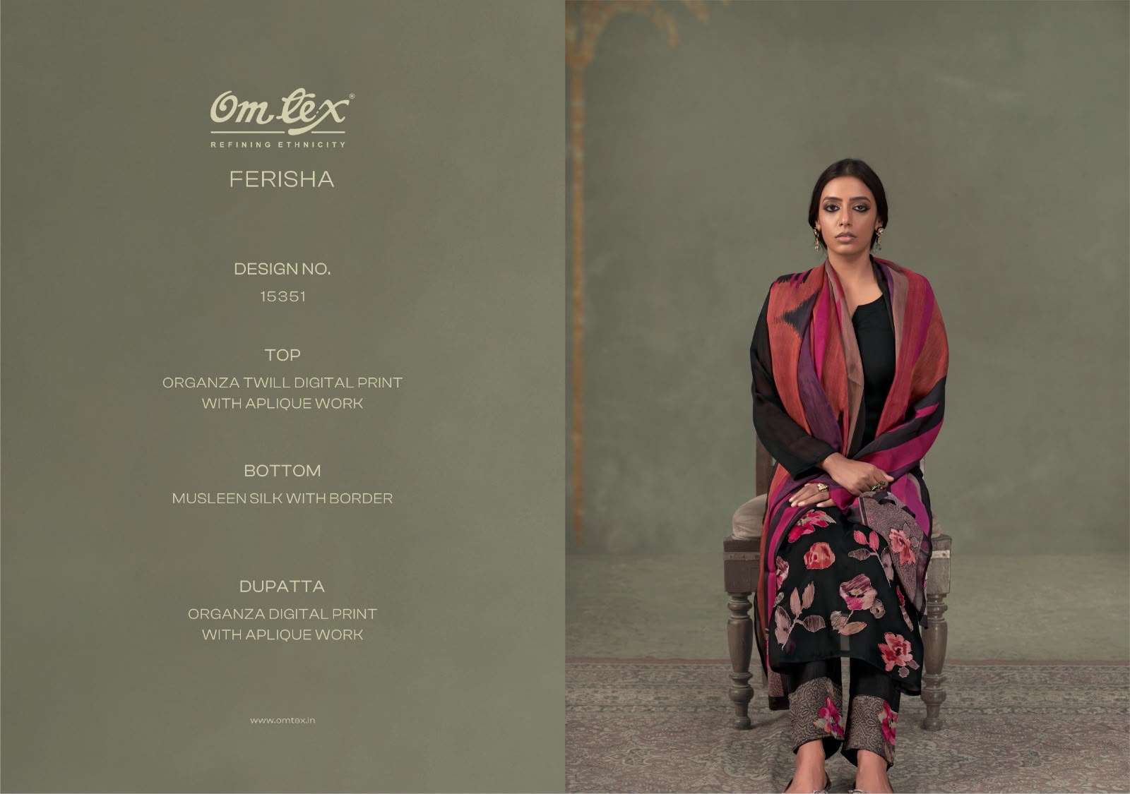 Omtex Ferisha Premium Style Organza Salwar Suit Collection