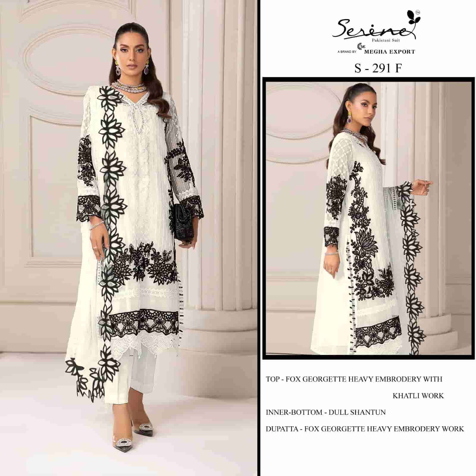 Serine S 291 F Fancy Designer Style Pakistani Georgette Salwar Suit Collection