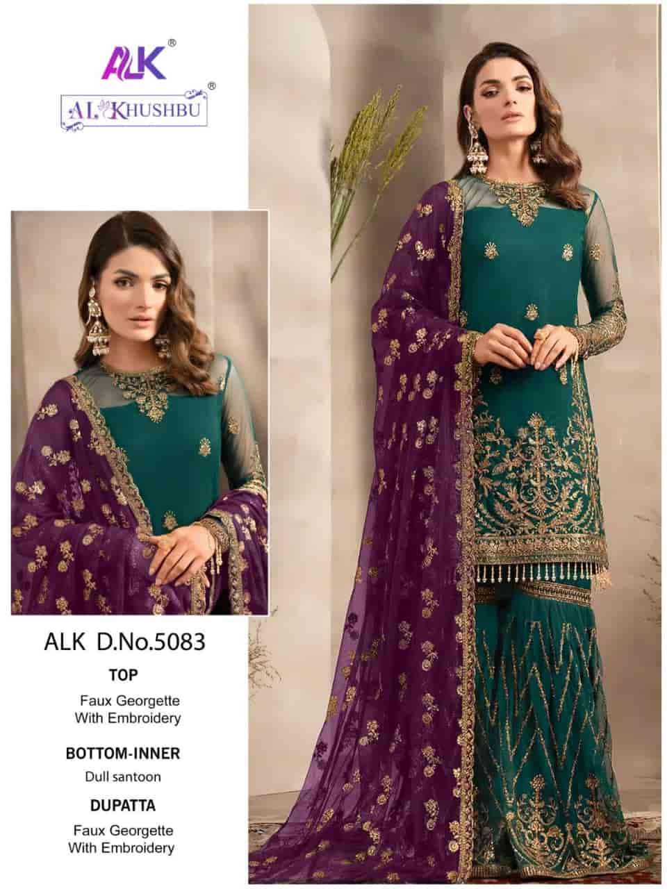 Al Khushbu 5083 Georgette Embroidered Suit